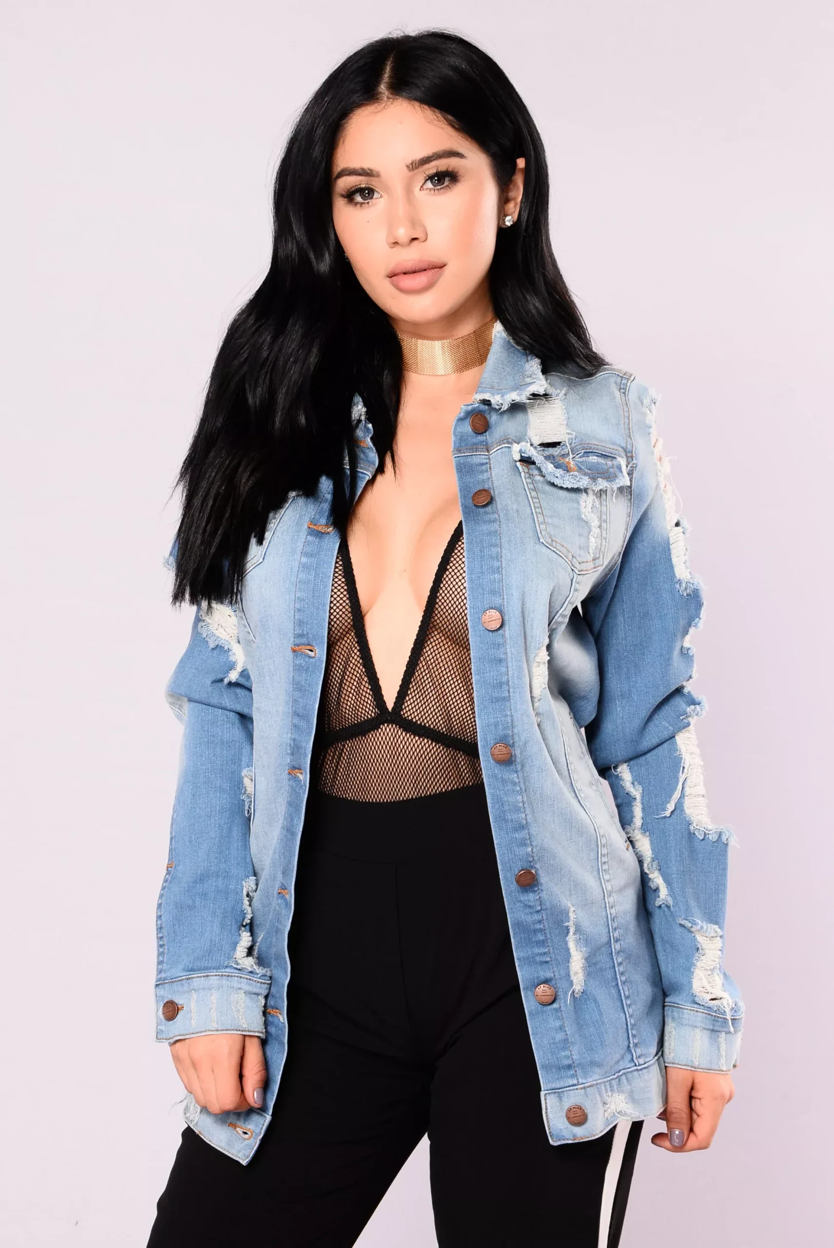 I'm Not The One Jacket - Medium Wash