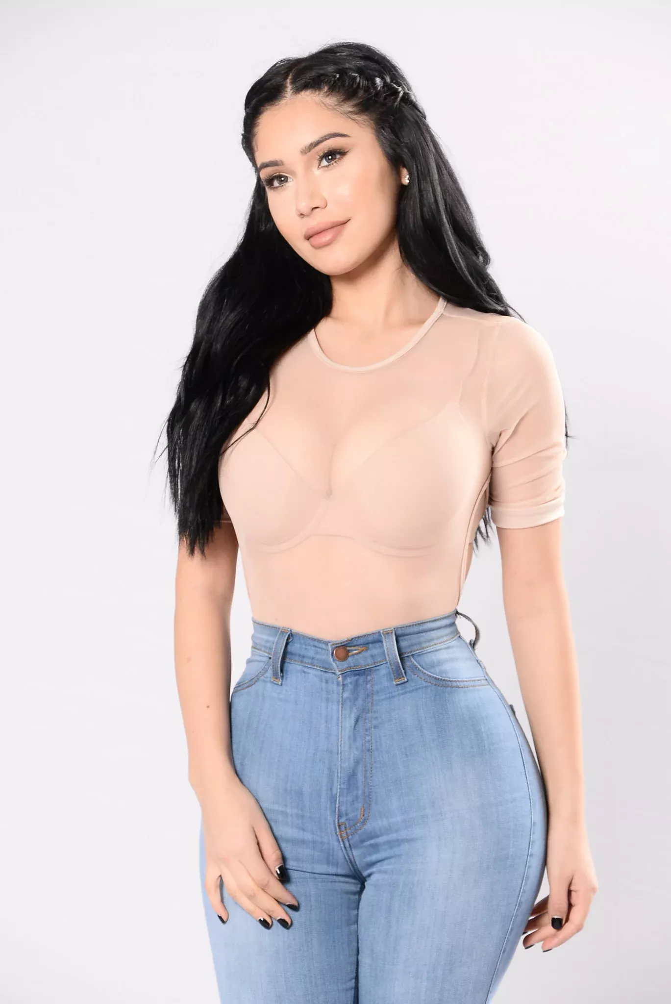 I See Through You Bodysuit - Nude