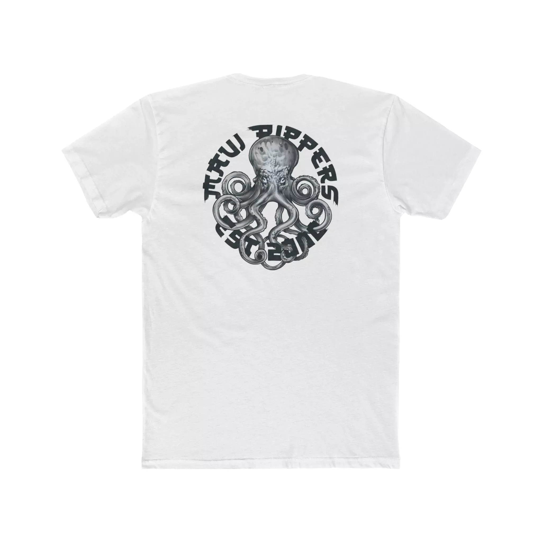 InkStrike - Maui Rippers Grey Octopus White T-shirt