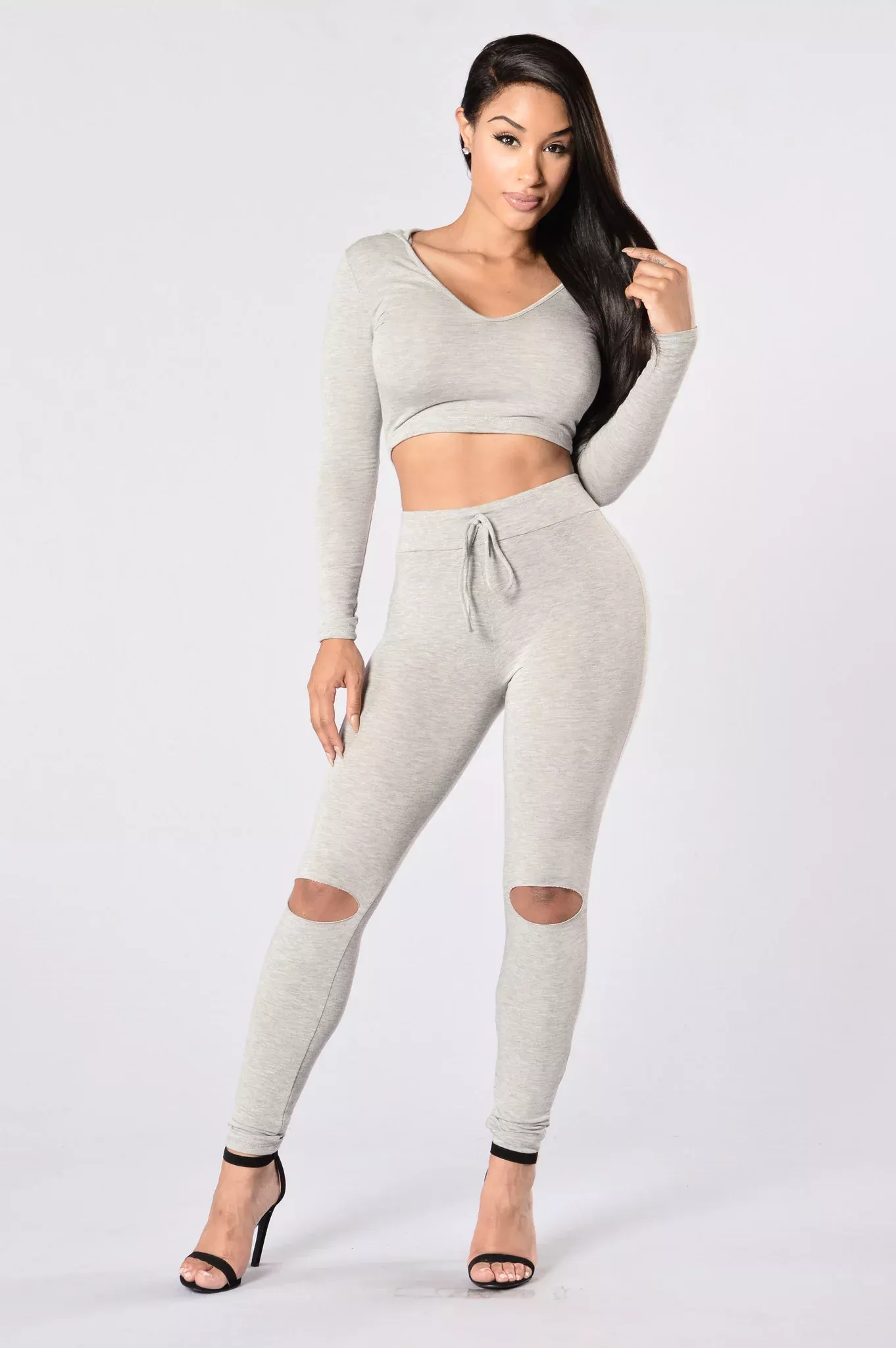 International Lover Legging - Heather Grey