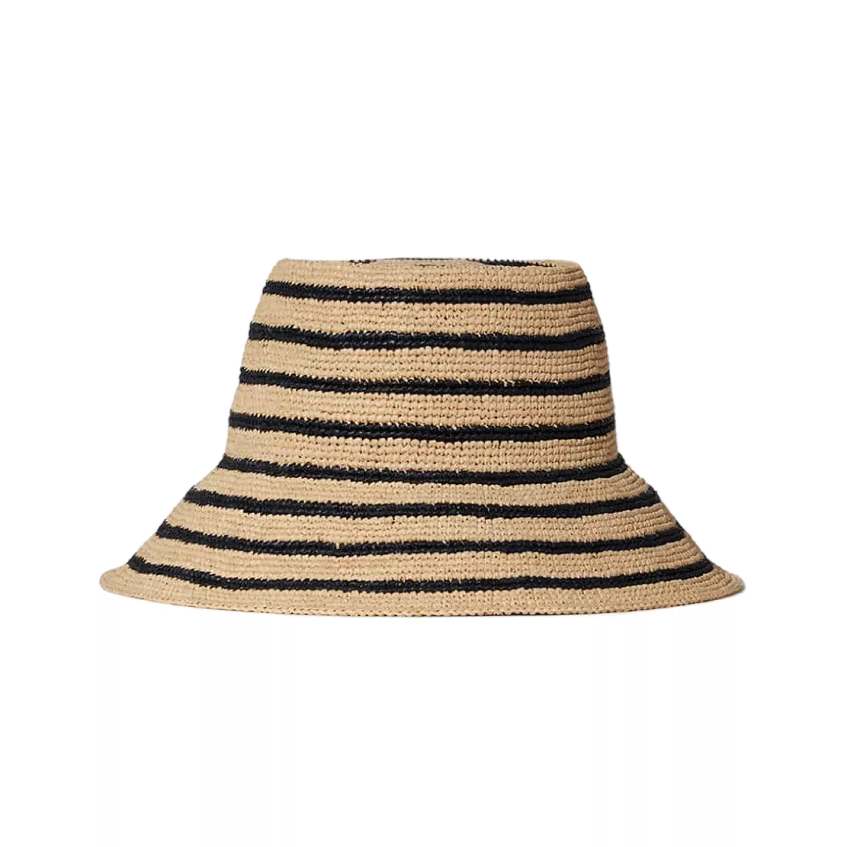 janessa leone harbor navy stripe felix hat