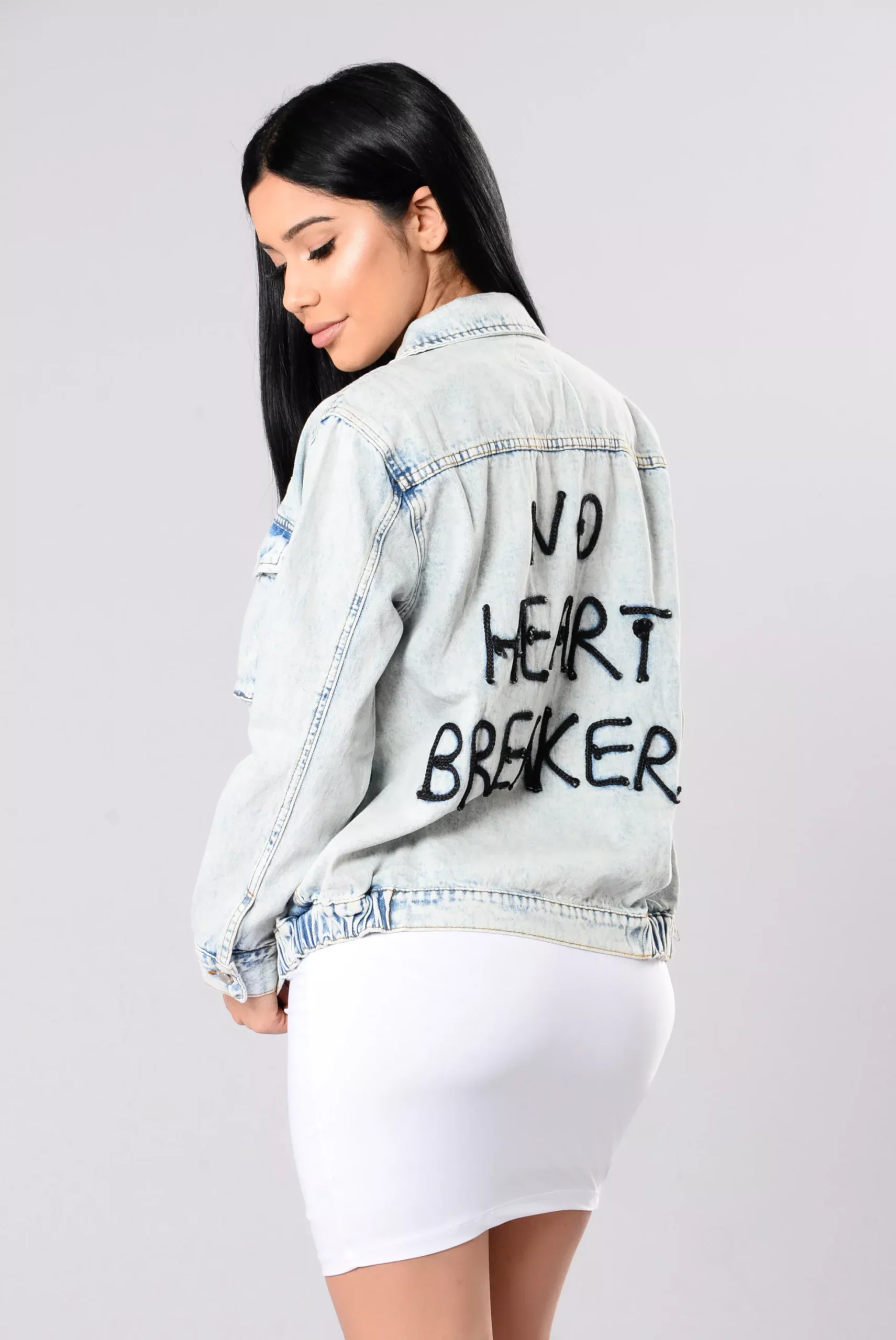 Katy Jacket - Acid Denim