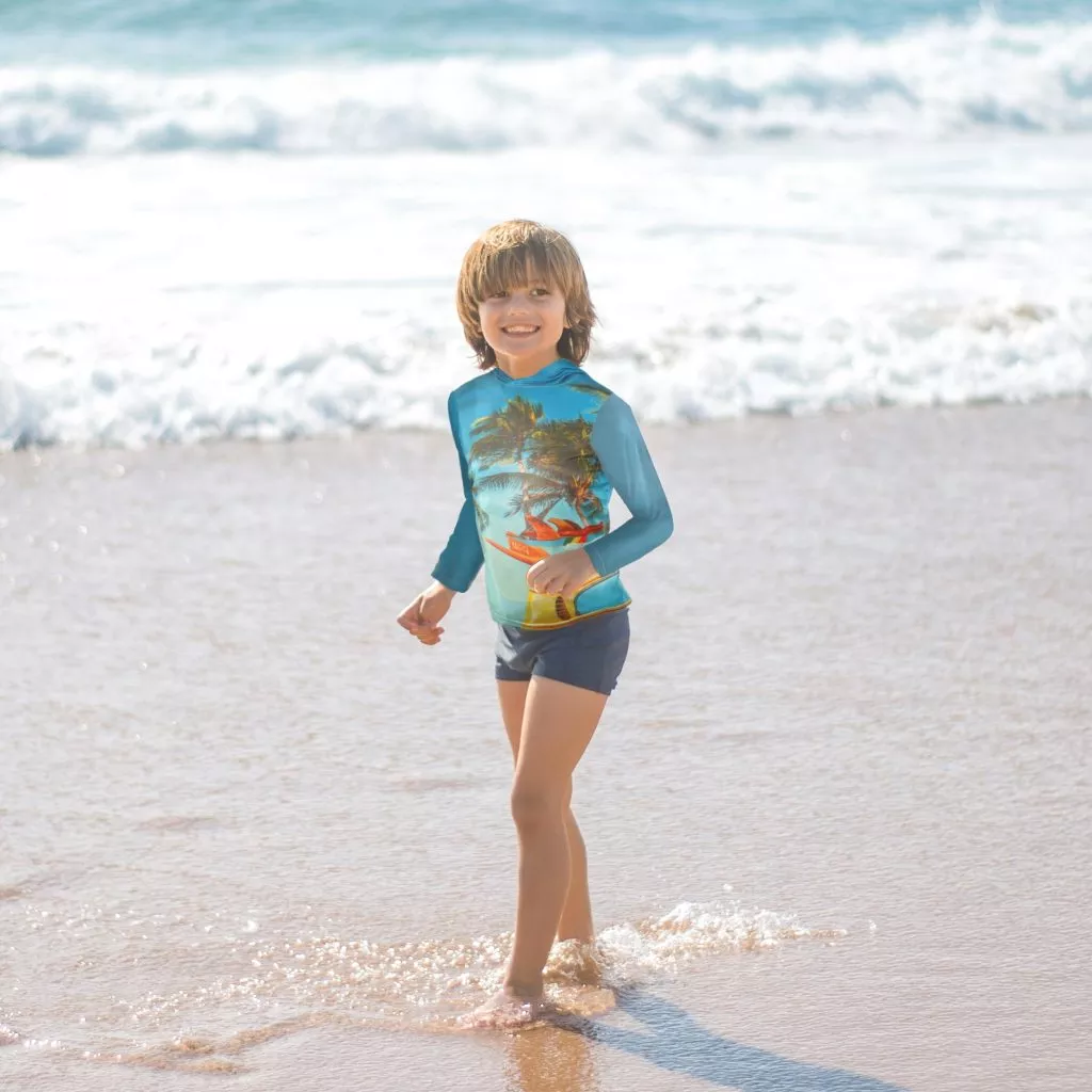 Kid’s Long Sleeve Shirt Hoodie #KEL11