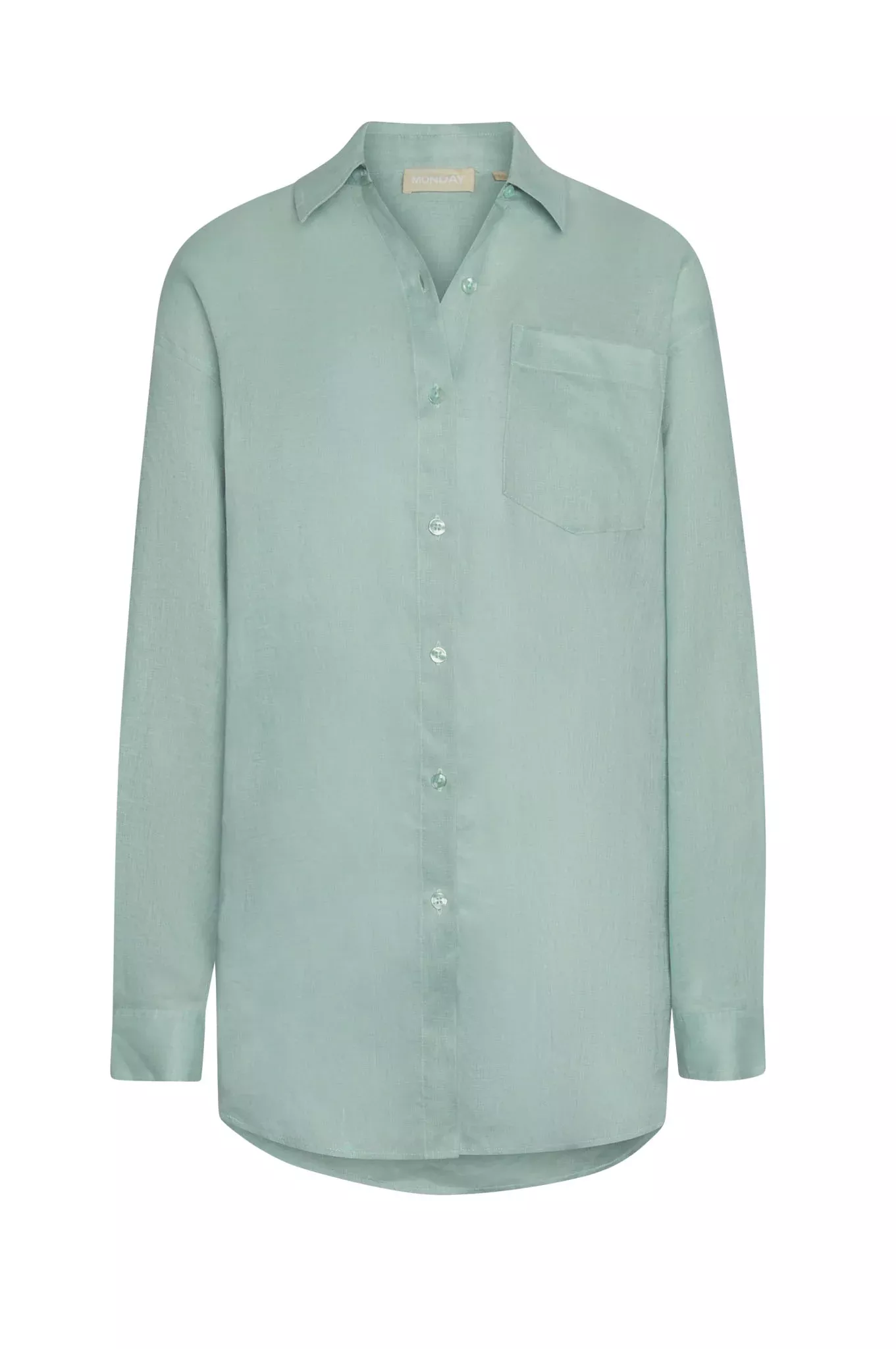 La Jolla Linen Shirt - Light Slate Linen