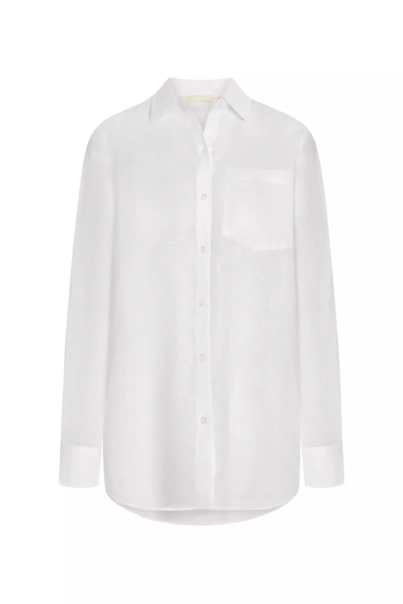 La Jolla Linen Shirt - White Linen