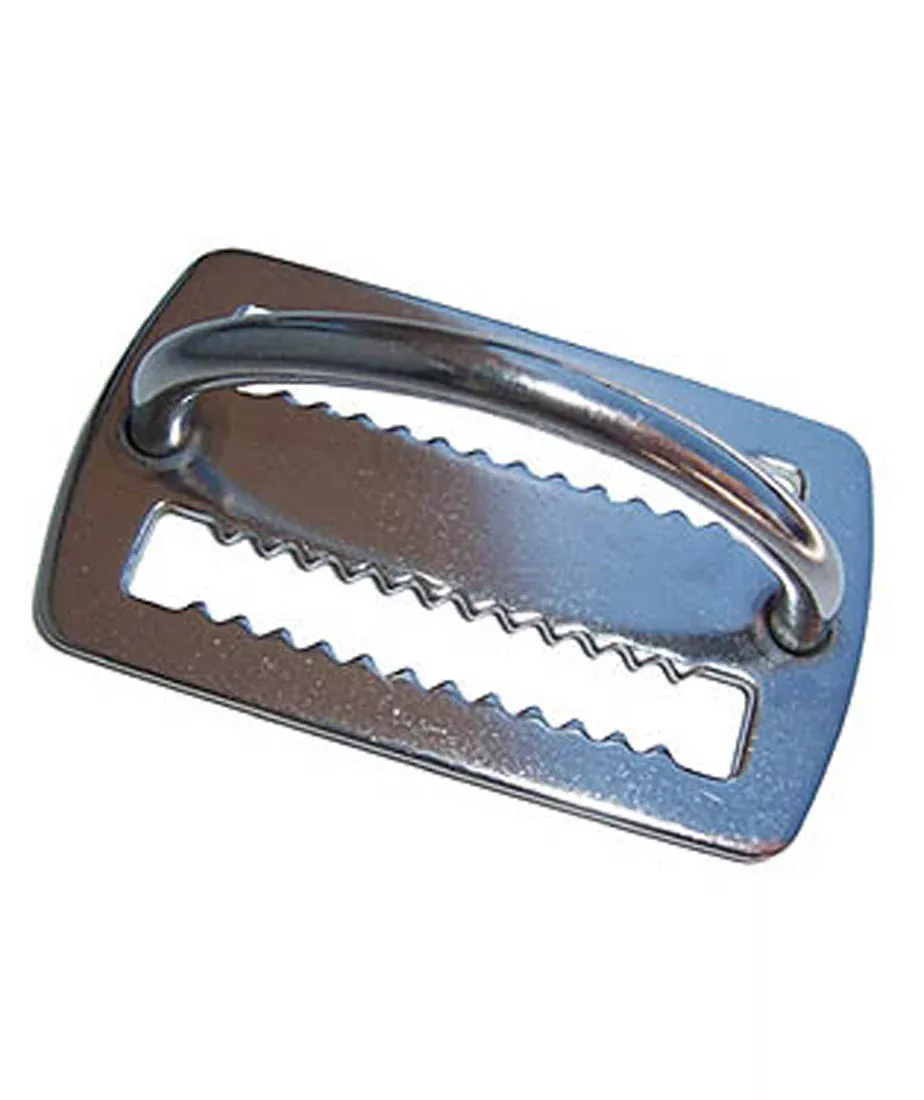 Lead Weight Welt Belt Metal Stainless Steel Stop Keeper & D-Ring