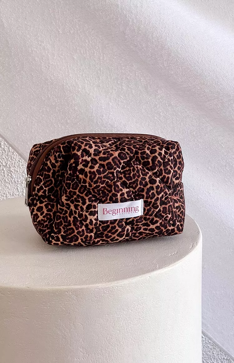 Leopard Makeup Bag