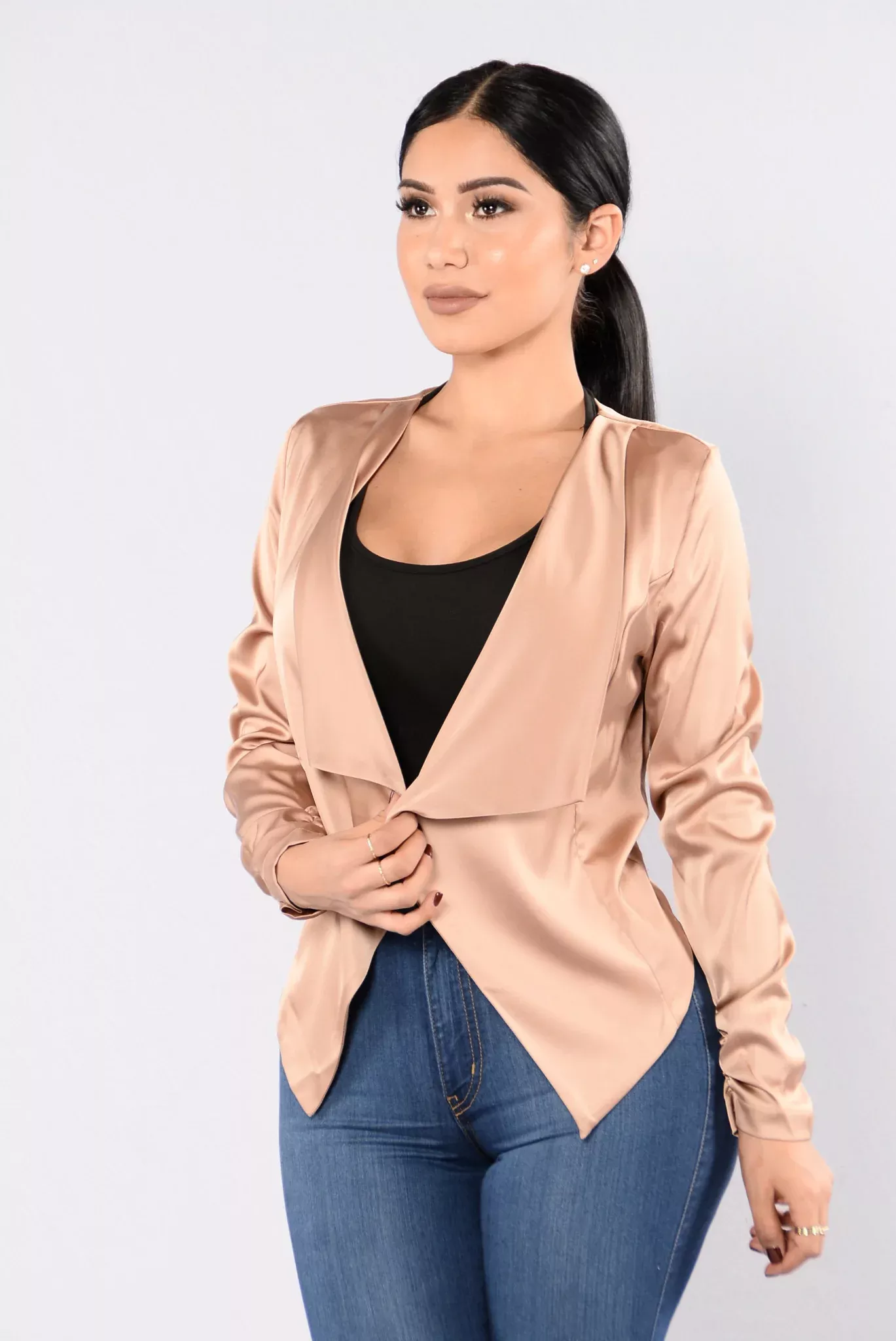 Let's Talk Business Jacket - Gold