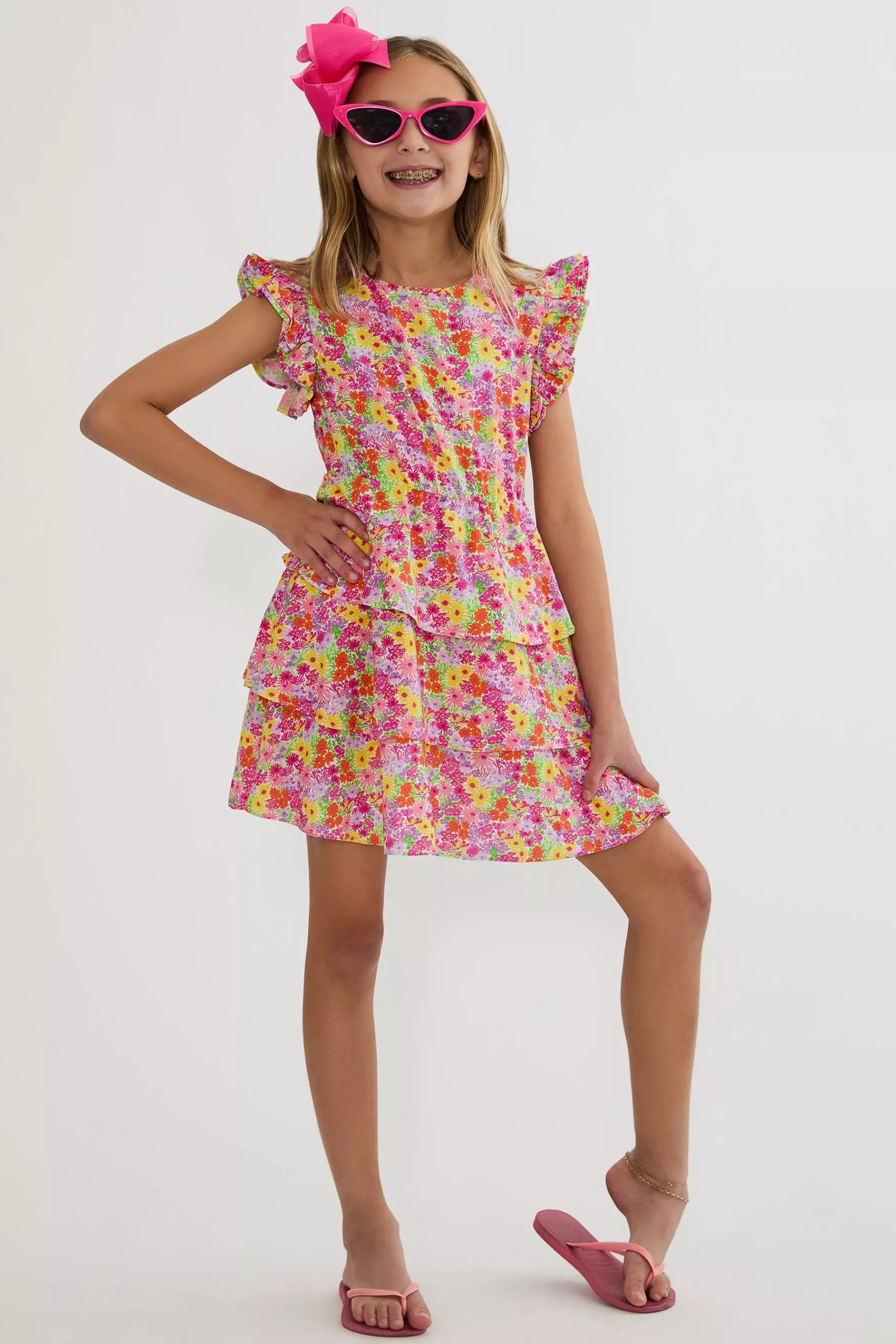 Little Honey Dress Neon Bouquet