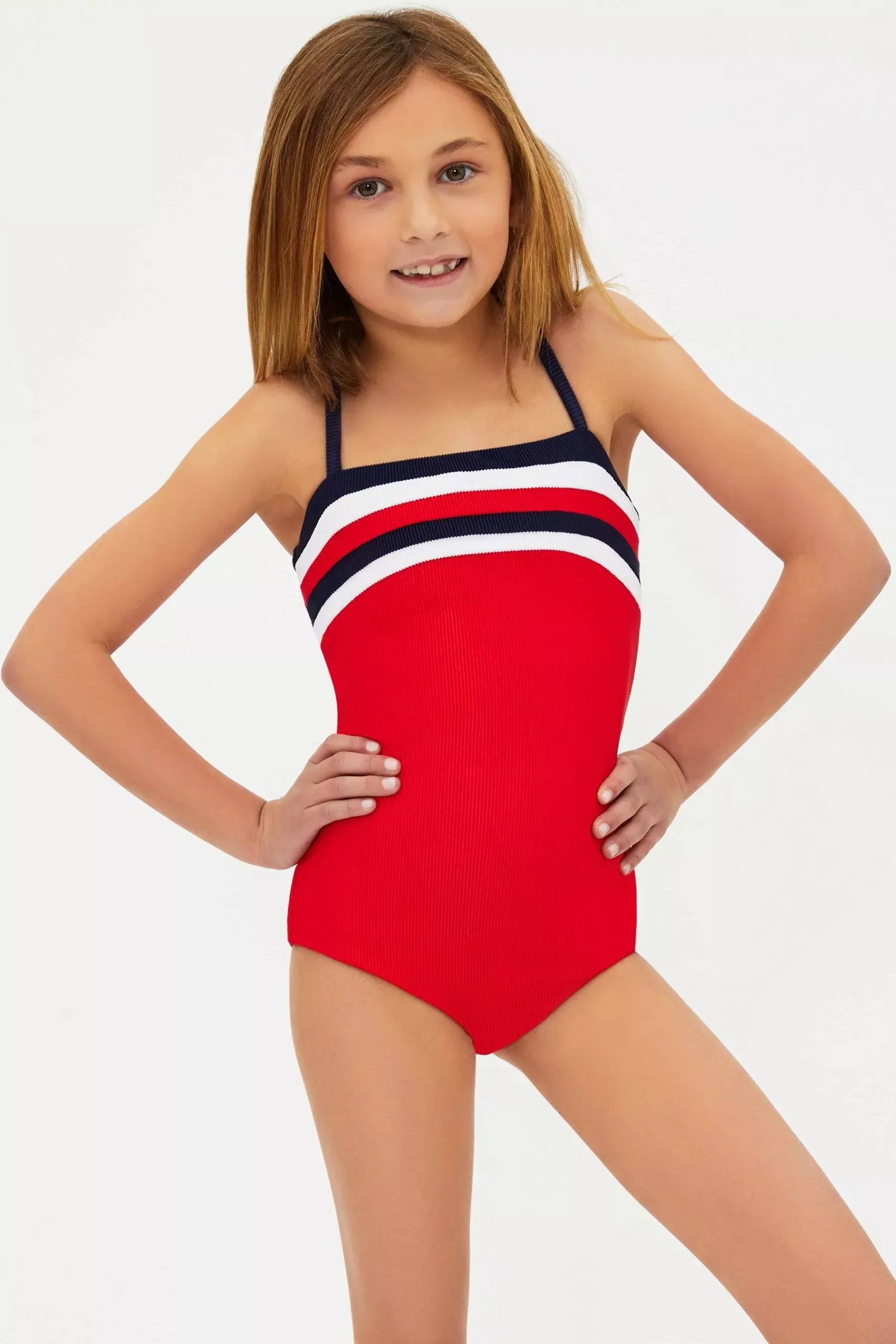 Little Jessa One Piece American Colorblock
