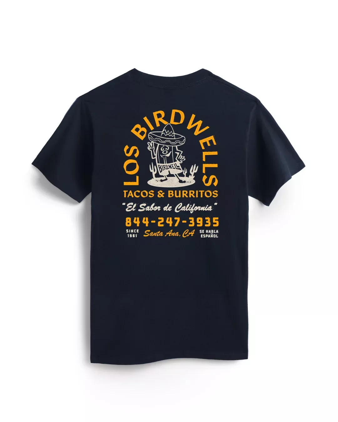 Los Birdwells T-Shirt - Navy