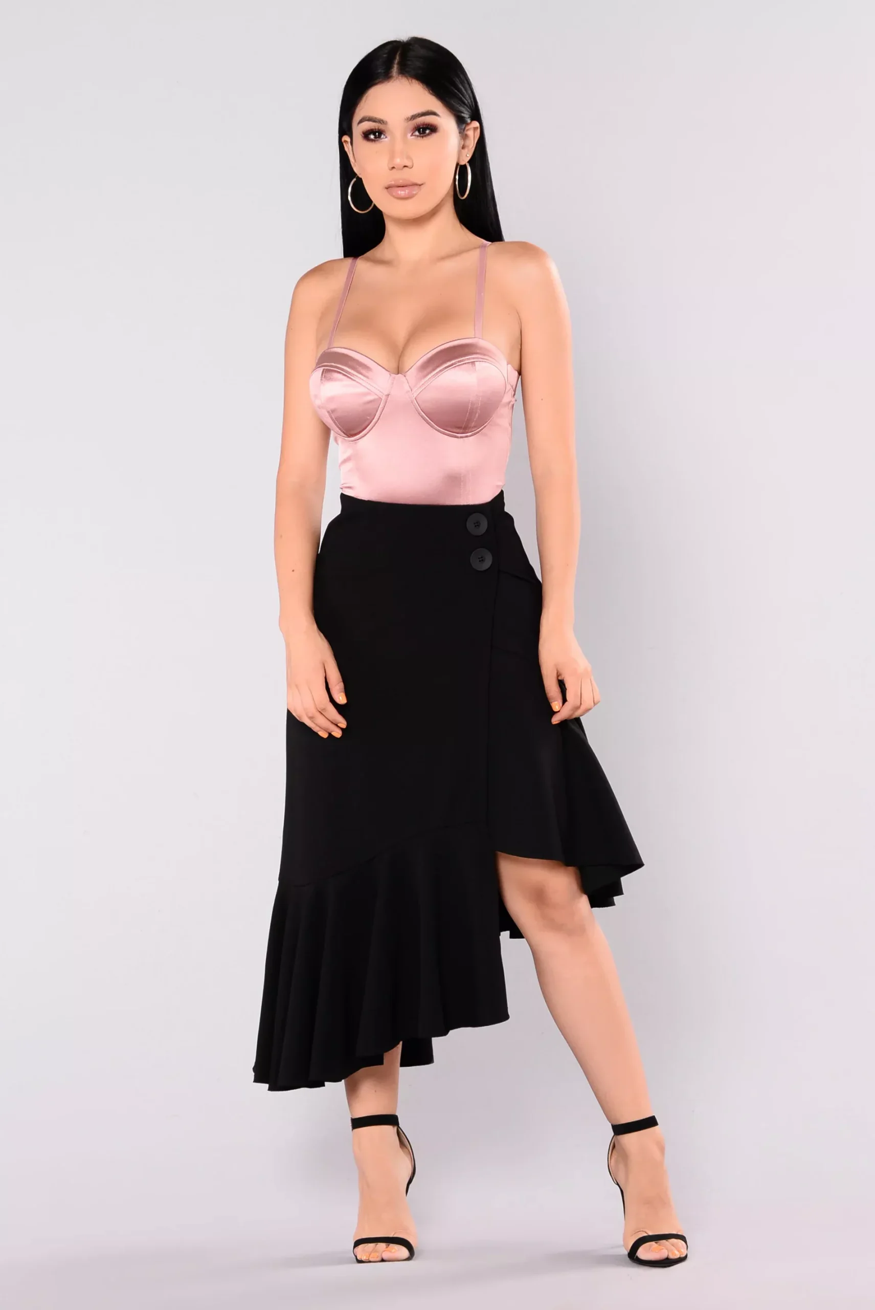 Love Galore Ruffle Skirt - Black