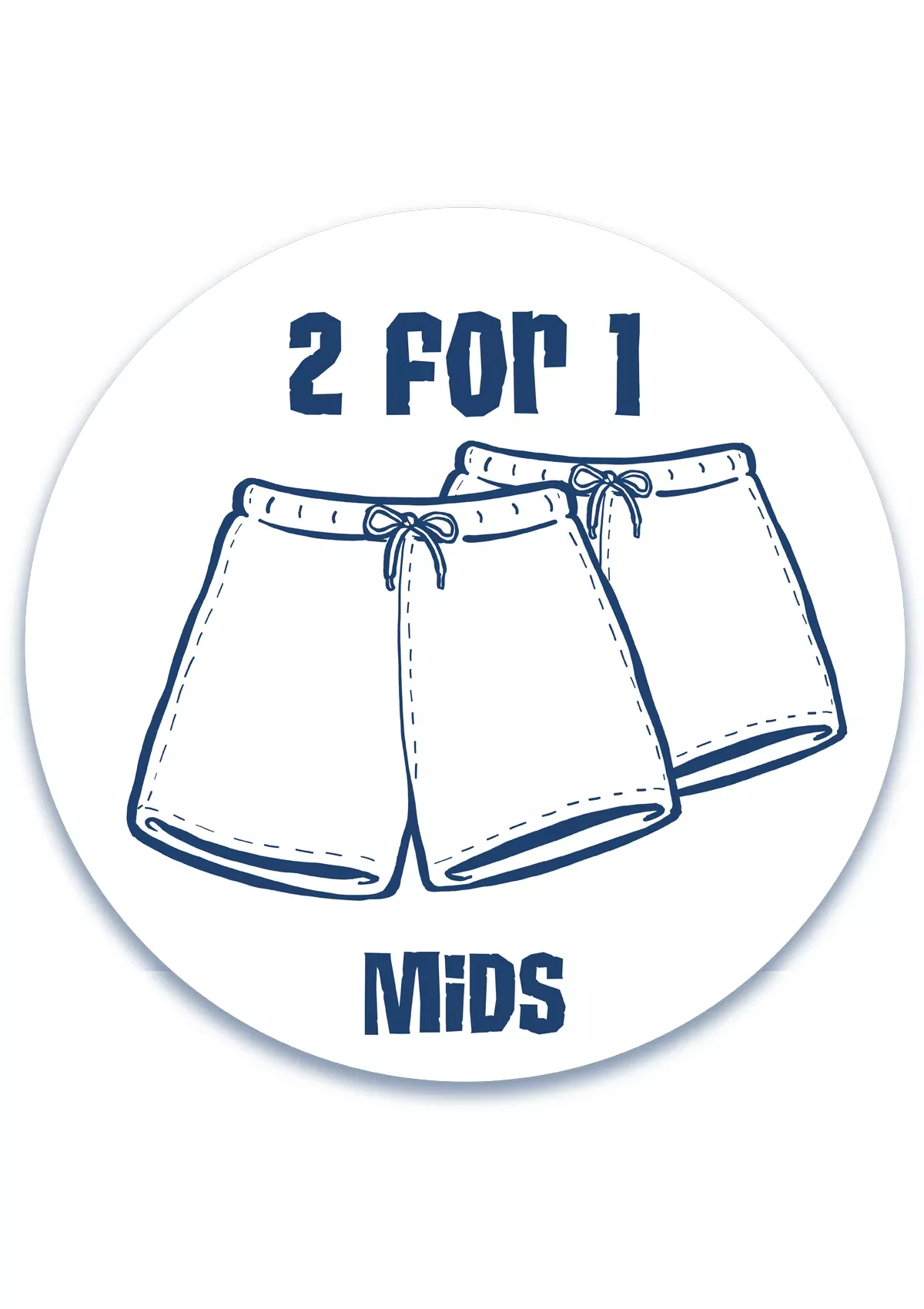 LUCKY DIP MID SHORTS - 2 For 1