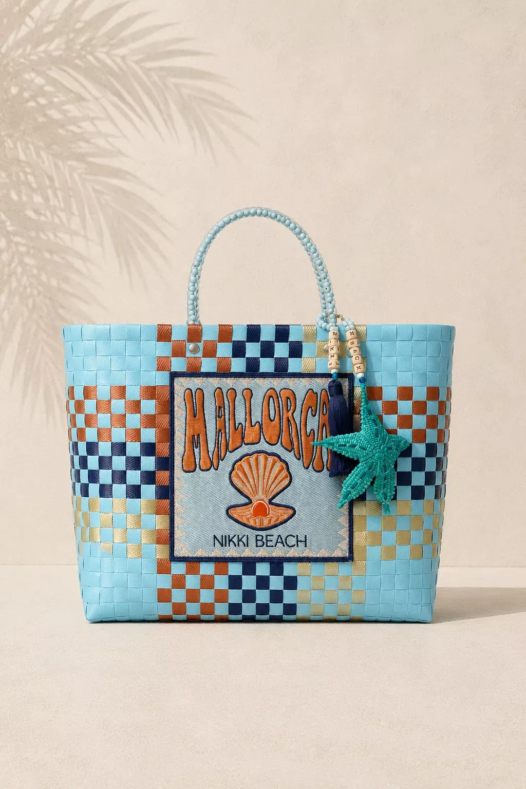 Mallorca Large Blue Zuncho Bag Nikki Beach x Mercedes Salazar Collaboration 2026 Version