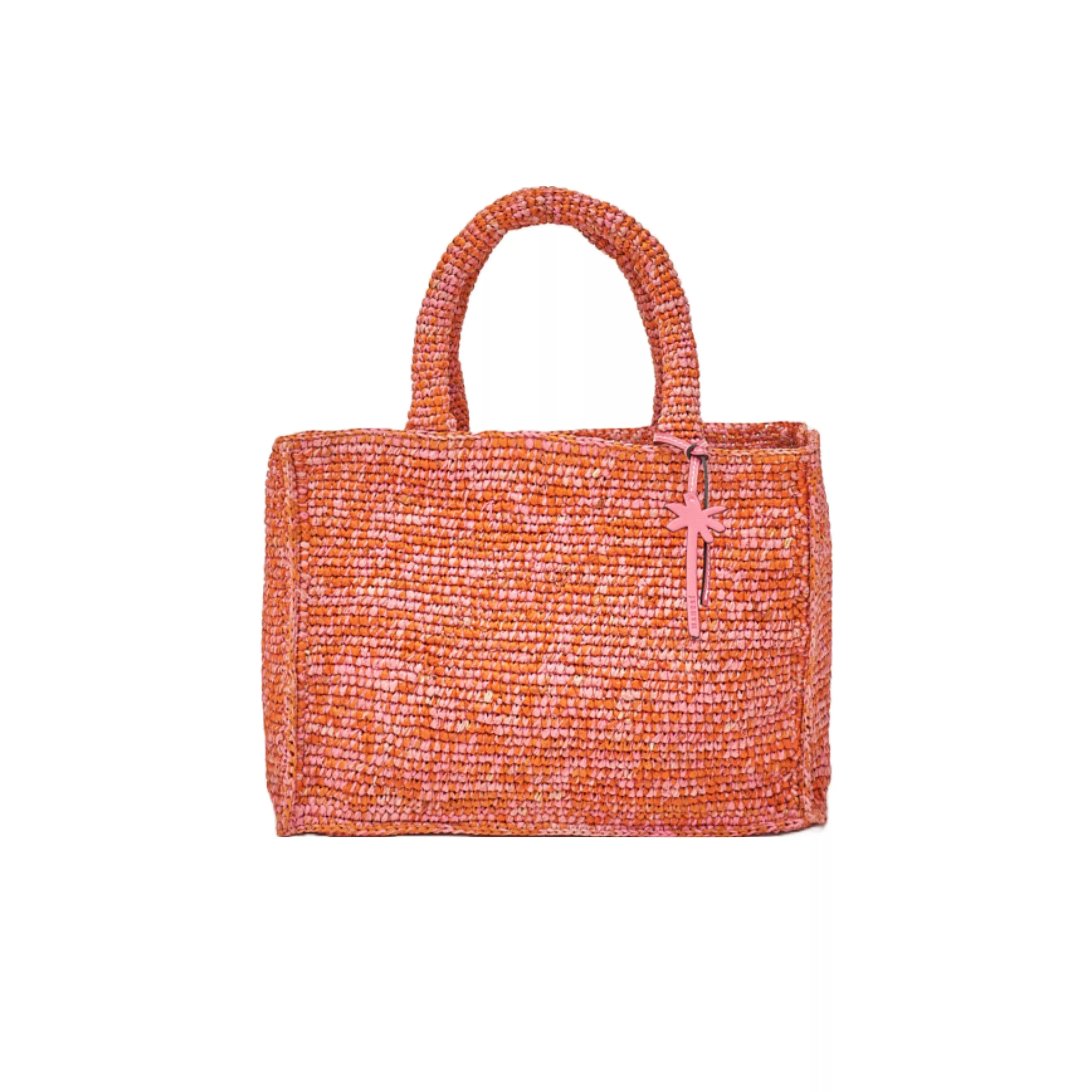 manebi small pink melange sunset bag