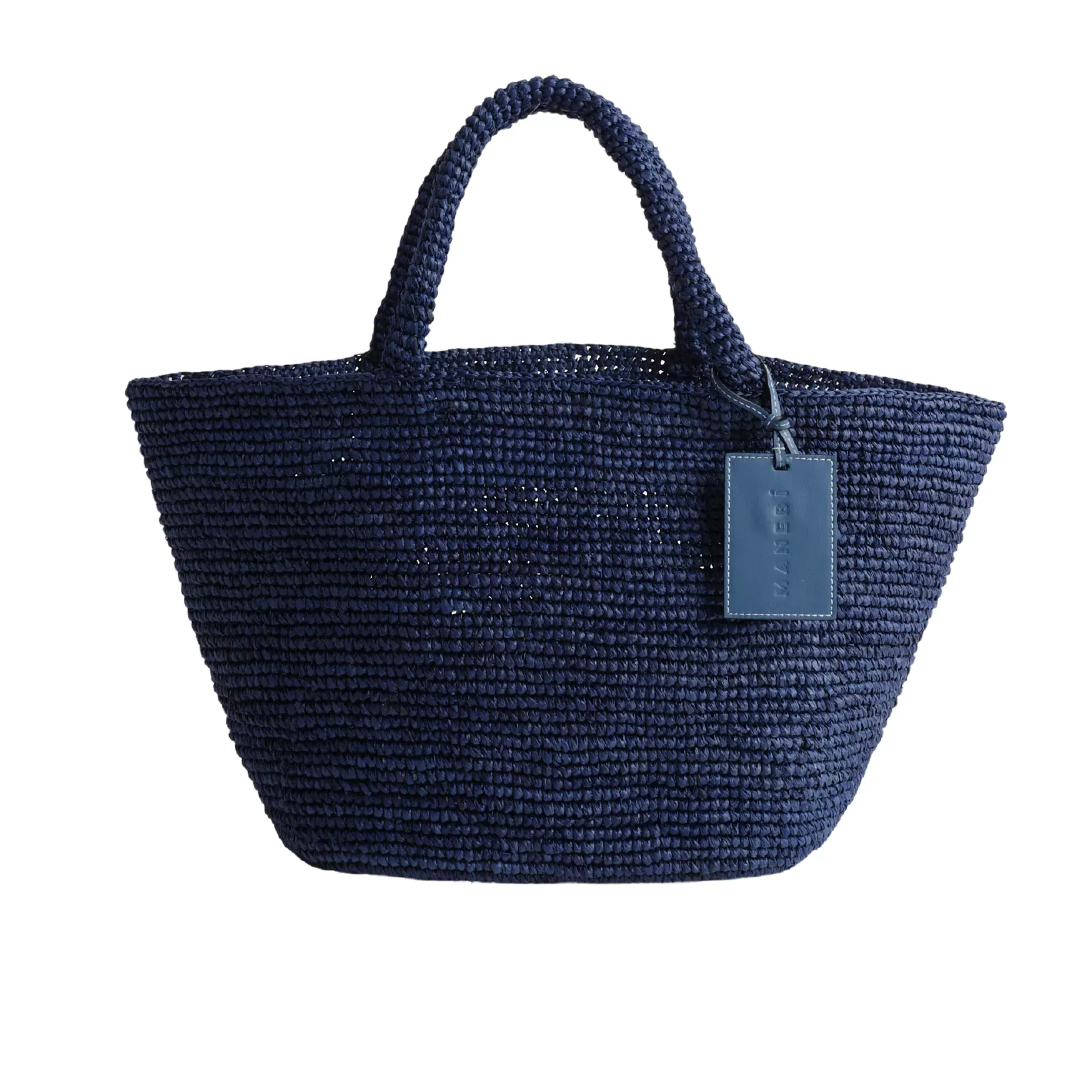 manebi vintage navy new panier tote