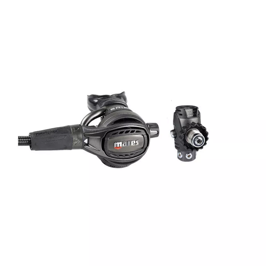 Mares DUAL ADJ 62X Black Regulator 1st & 2nd Stage Set