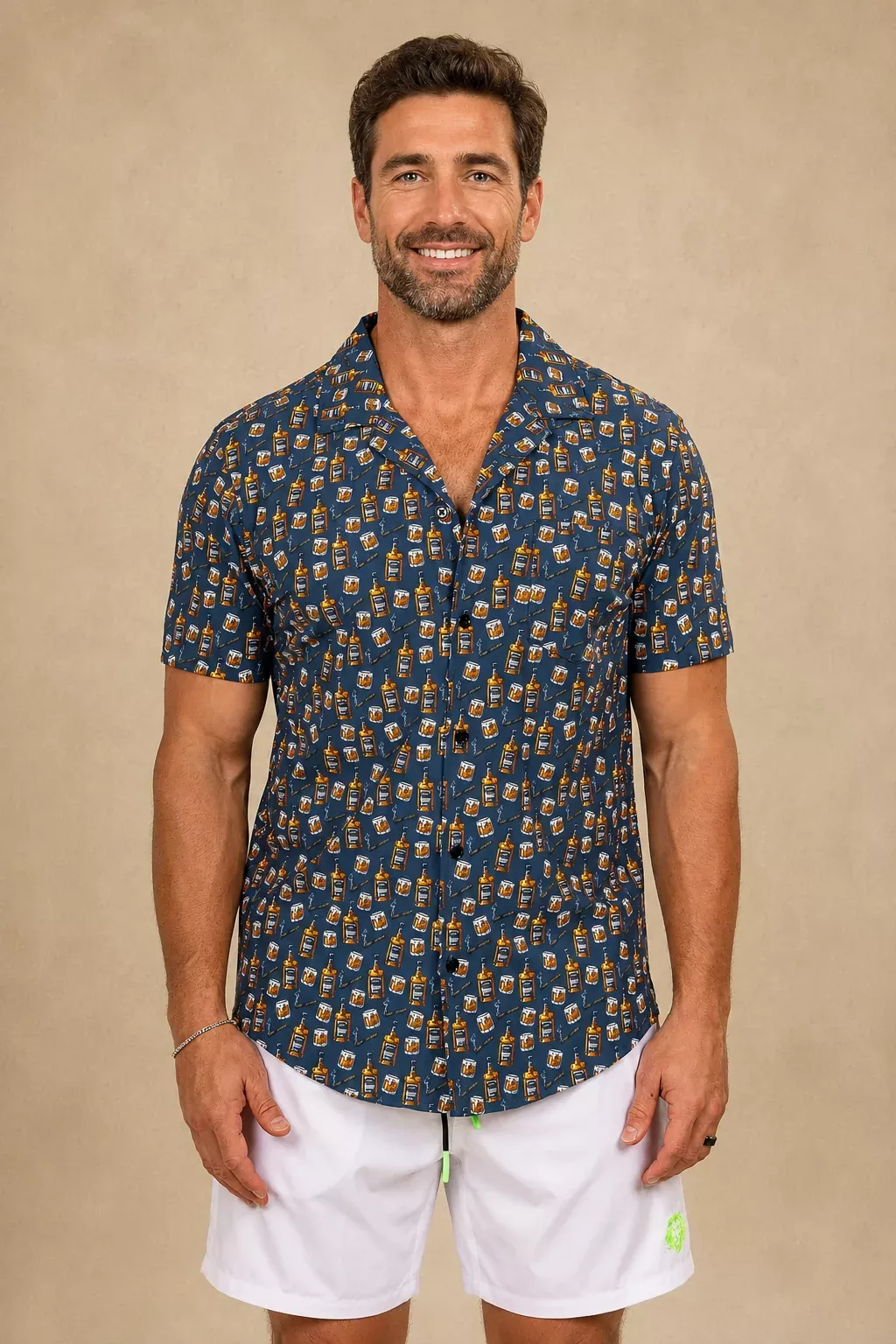 Marthyr Stretch Short-Sleeve Shirt