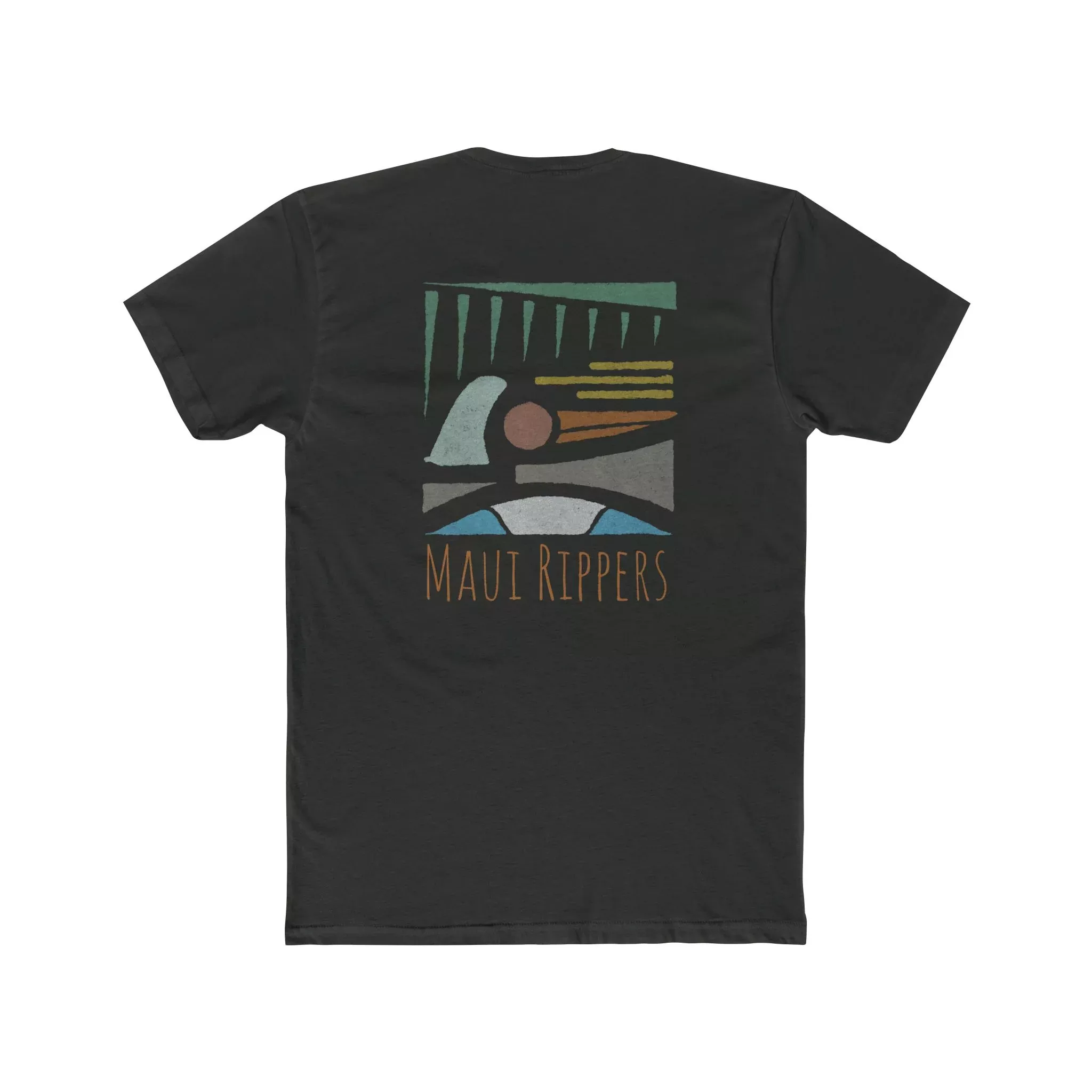 Men's Retro Cotton Crew Tee Black