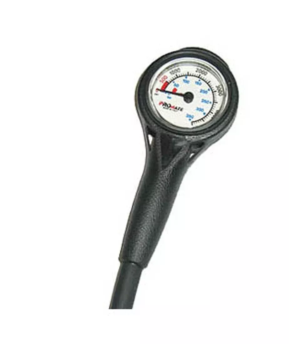 Mini Single Pressure Gauge - Ultra Compact w/ 32in Hose