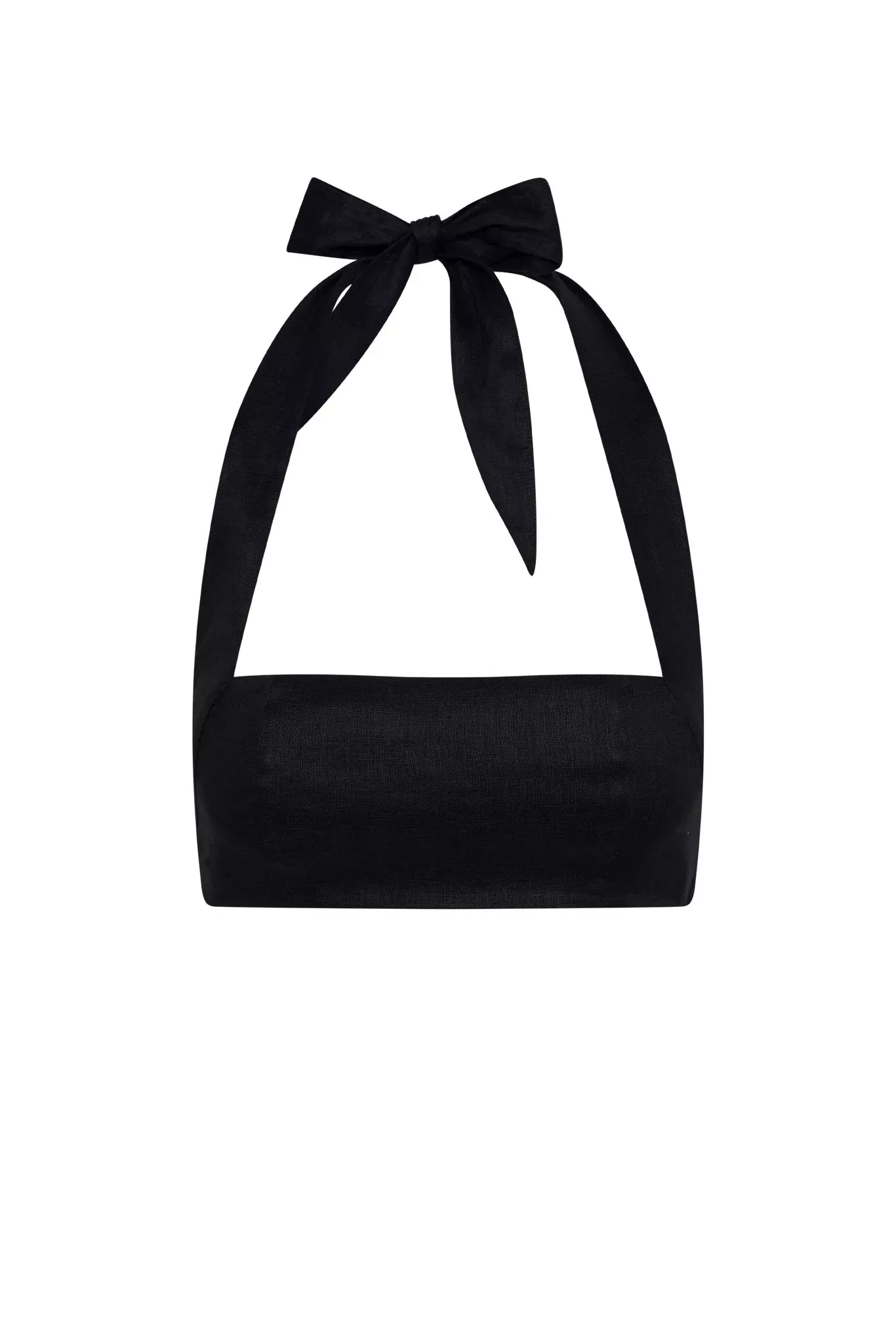 Montserrat Top - Black Linen