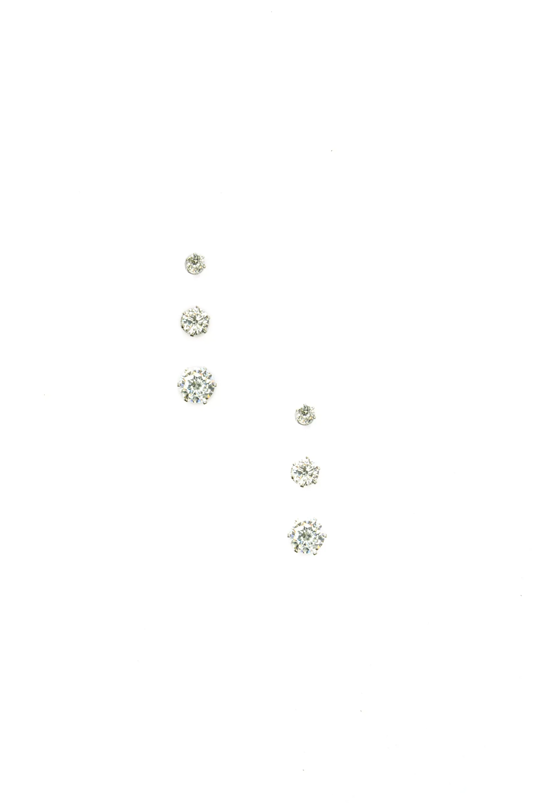 More Gems Please Earrings Set - Silver
