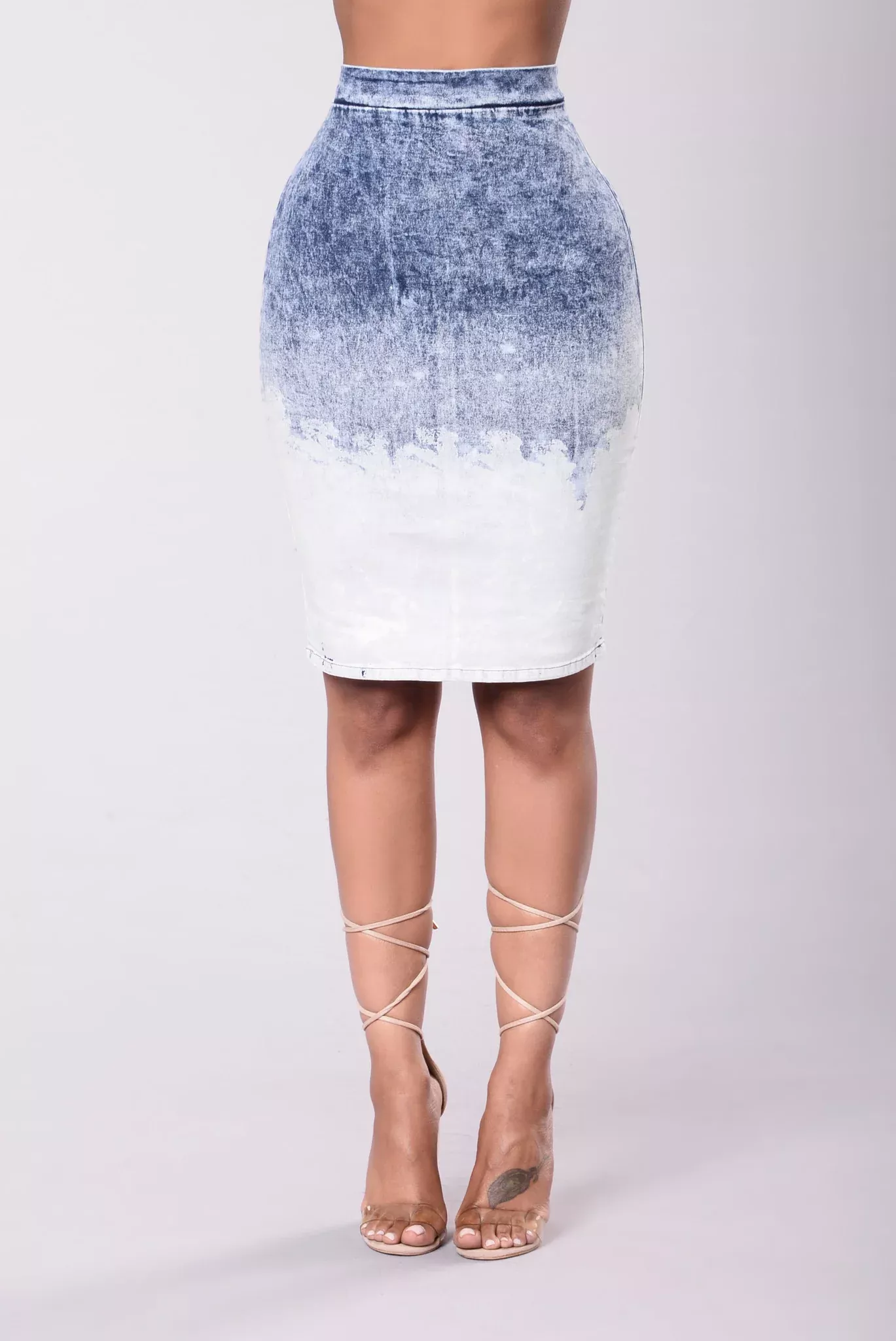 Nevermind Skirt - Medium Wash