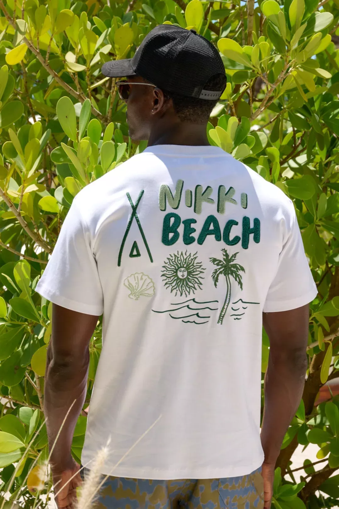 Nikki Beach Unisex Embroidered Terry Cloth Tee