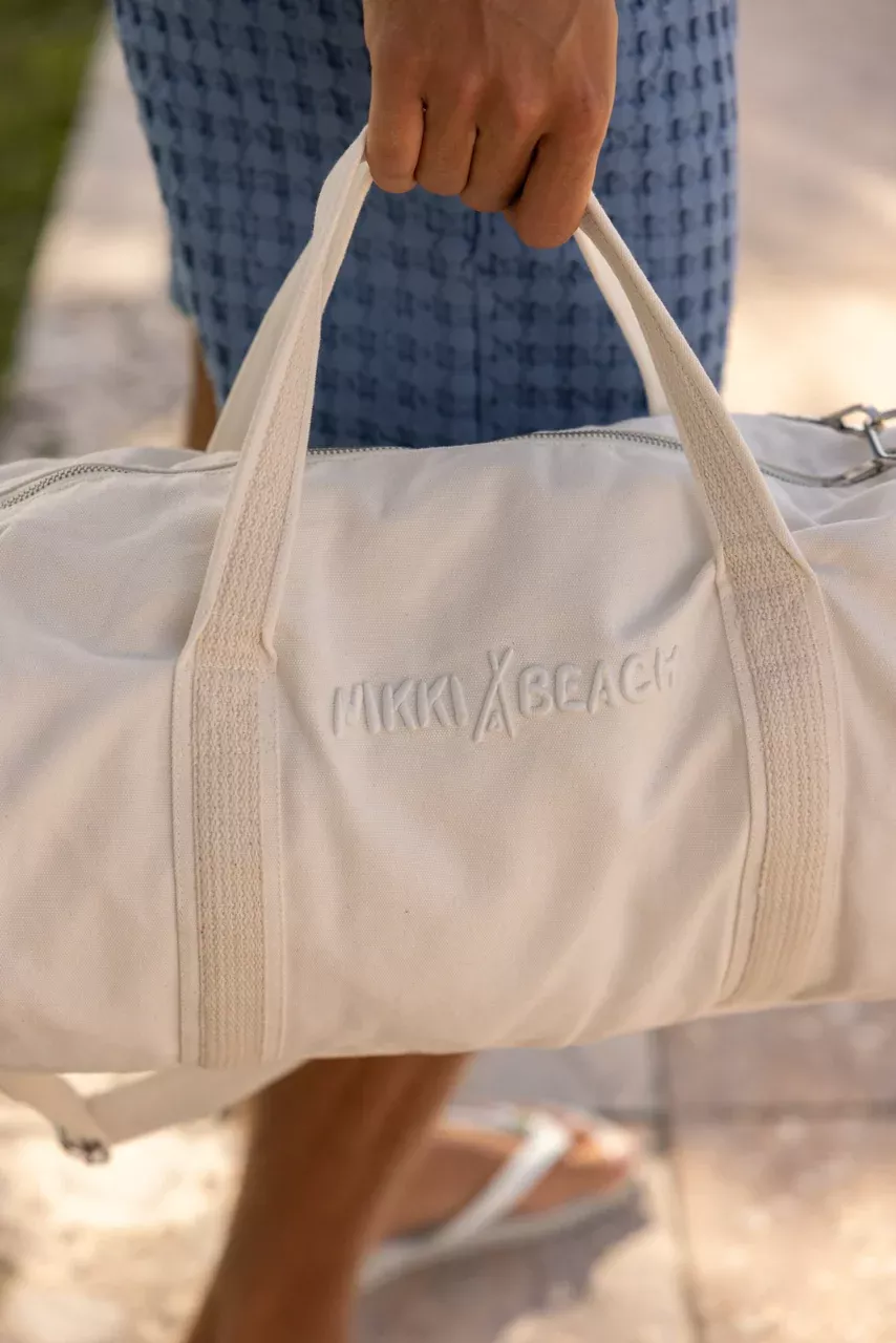 Nikki Beach Unisex Location Embroidered Duffle Bag