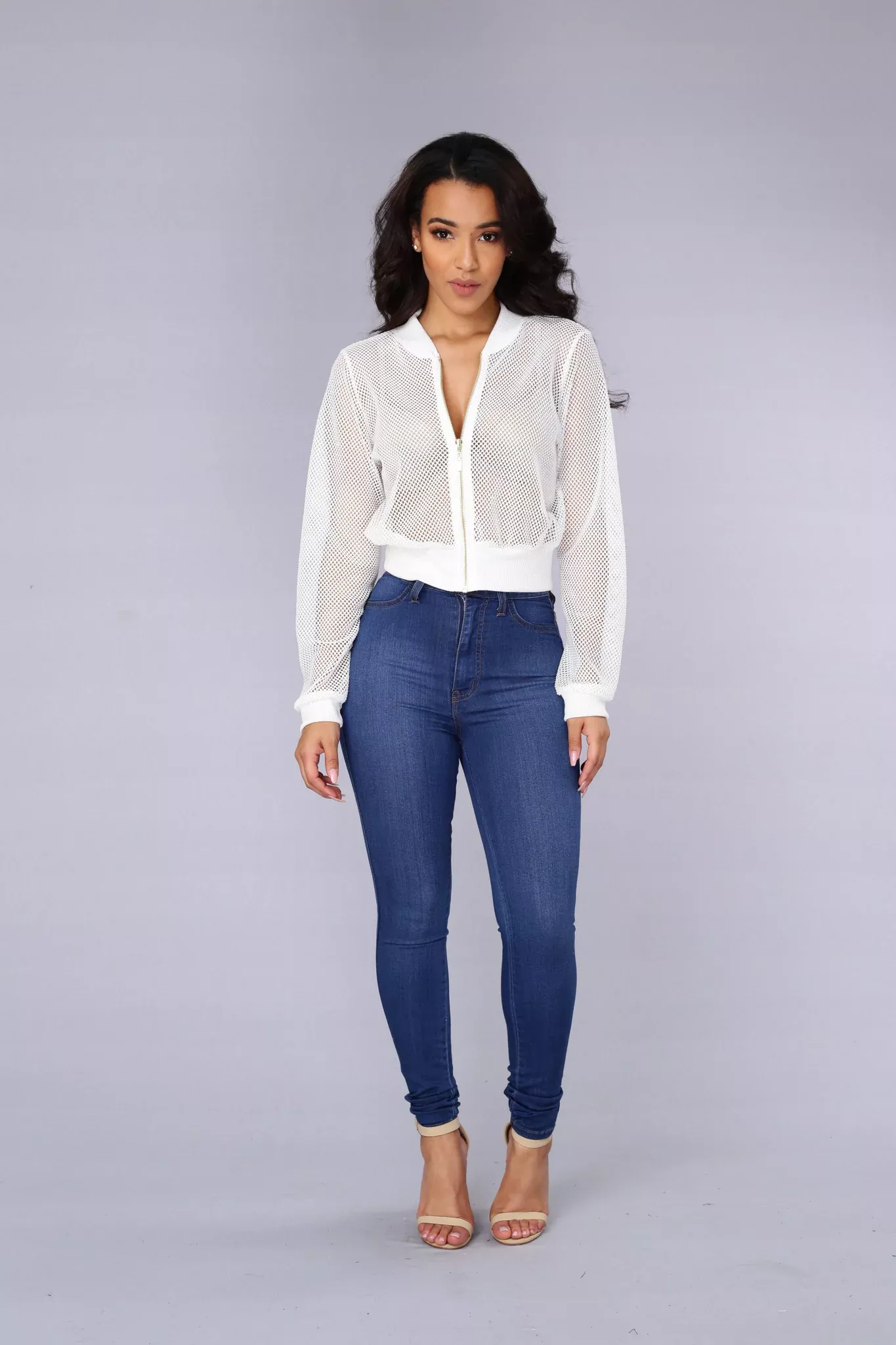 Nothing But Net Jacket - White