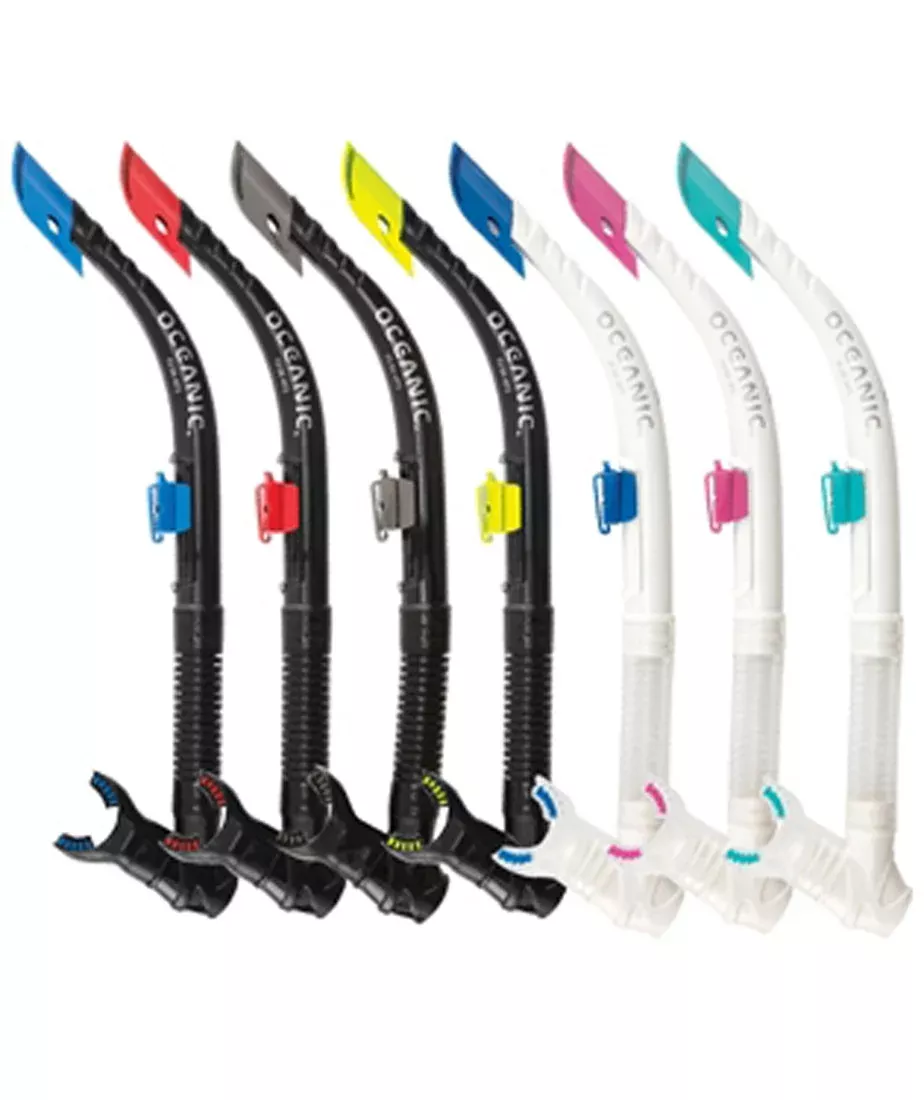 Oceanic Arid Dry Flex Snorkel w/ Oversized Purge Valve for