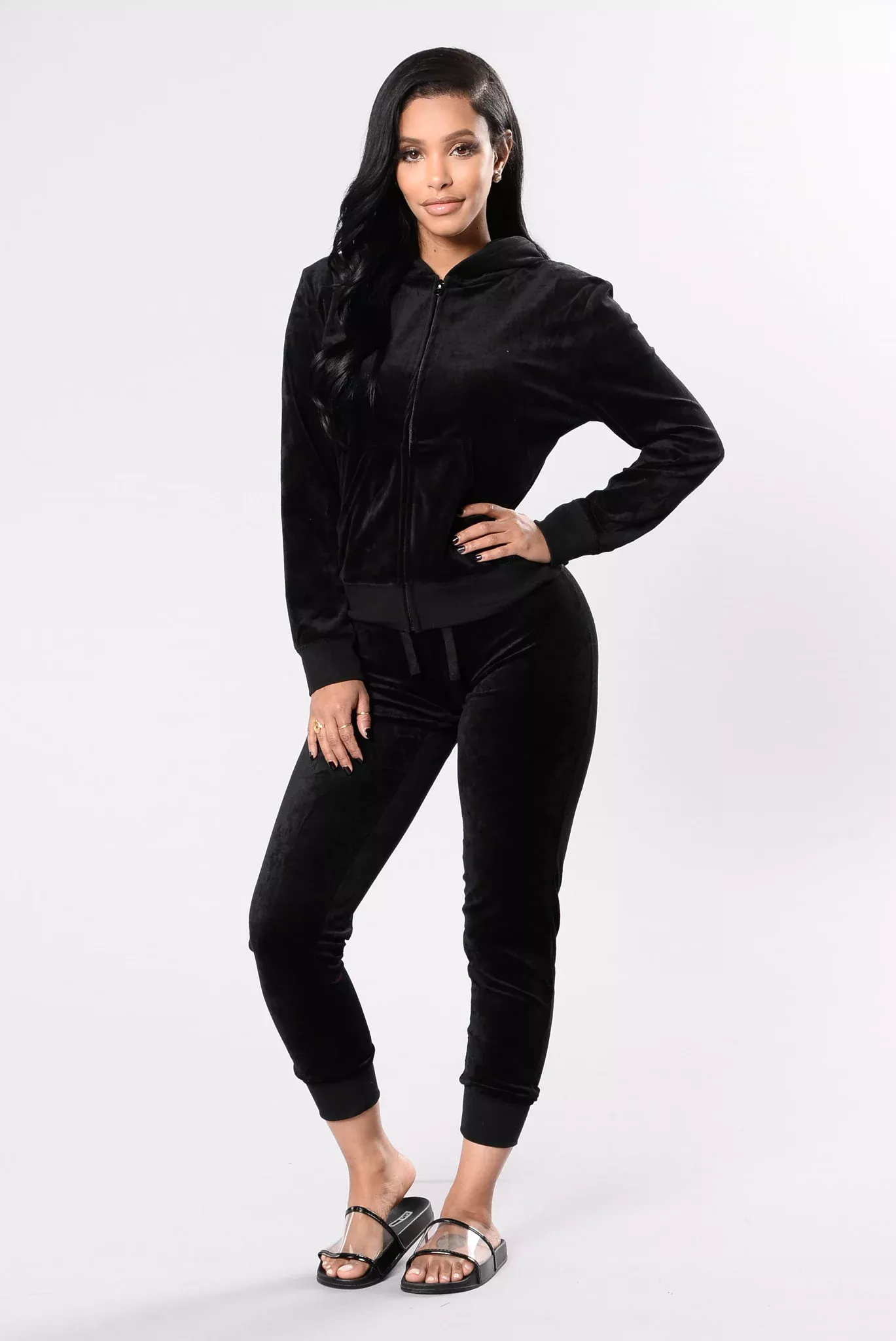 The OG Hoodie Track Suit Set - Black