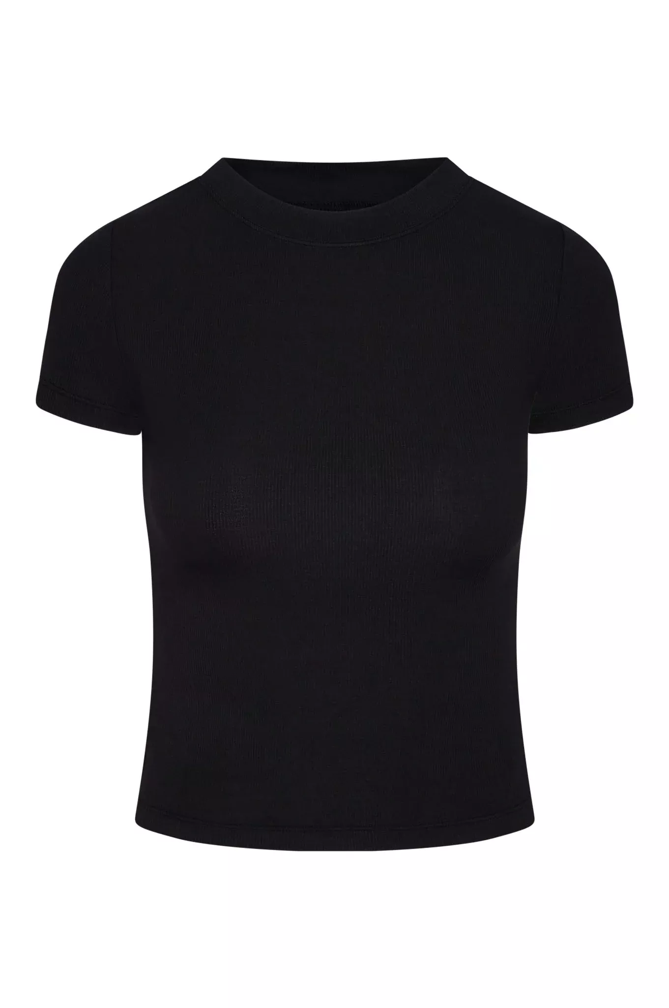 Ojai Tee Long - Black Lightweight Rib