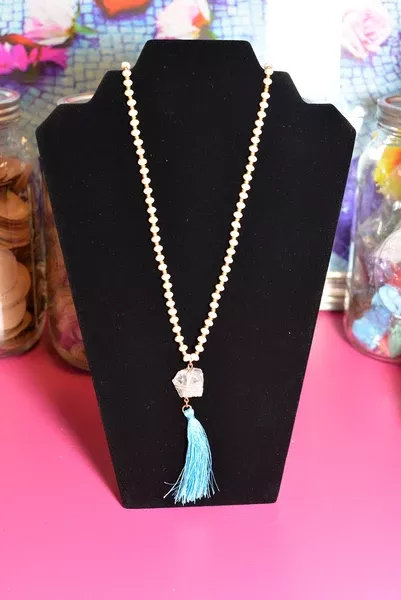 Olivia inspired Crystal Necklace