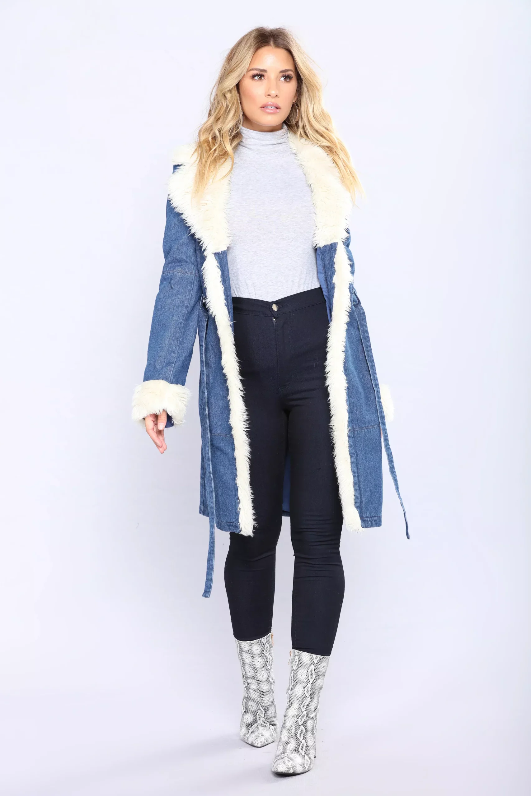 On Demand Denim Jacket - Blue