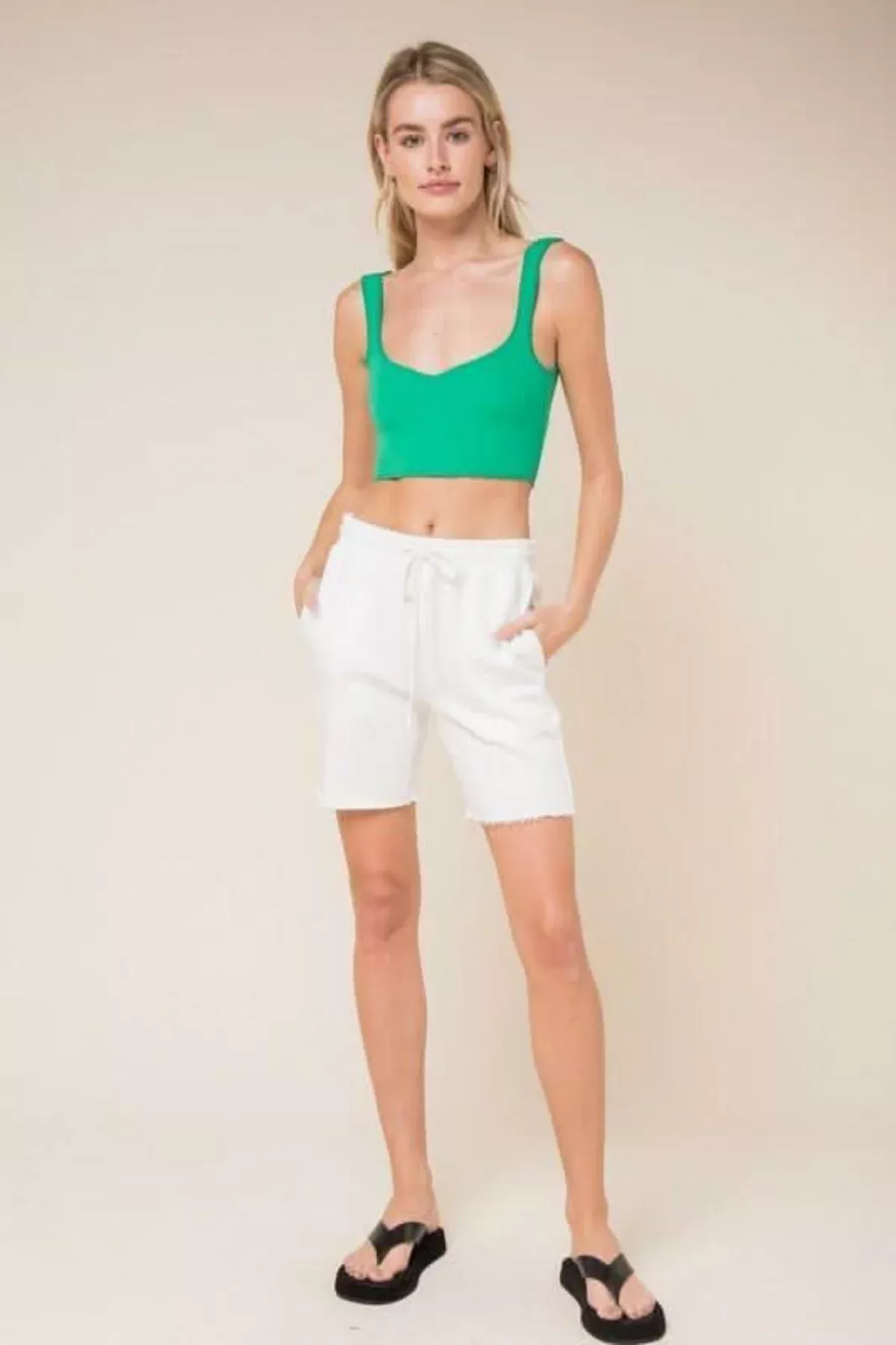 On Your Mind Emerald Lake Sweetheart Crop Top | Boho Pink