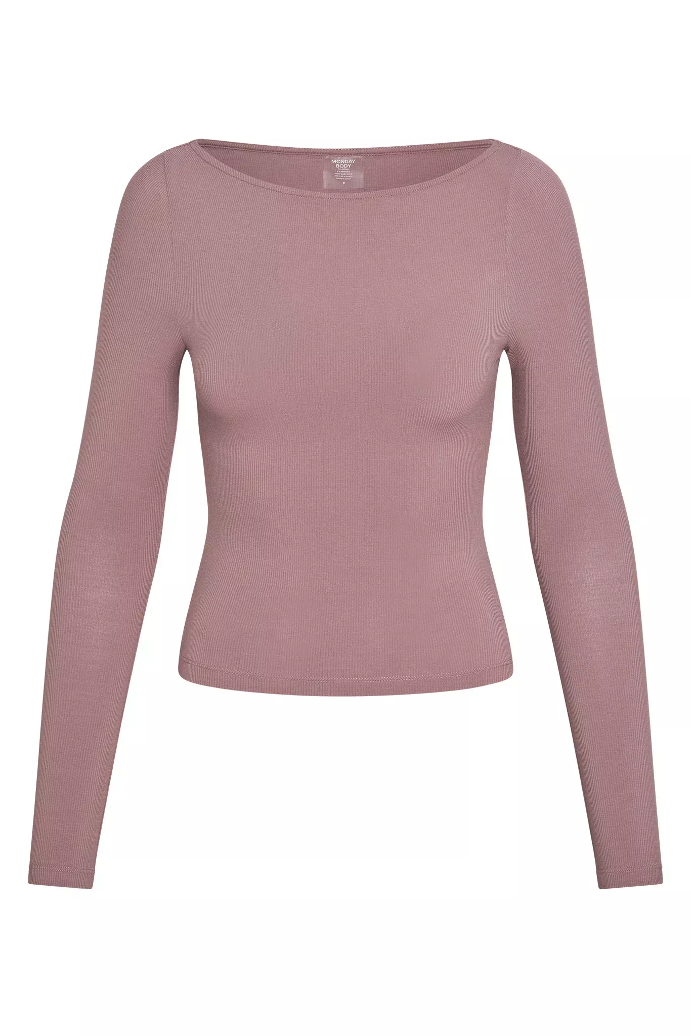 Paddington Long Sleeve - Mauve Lightweight Rib