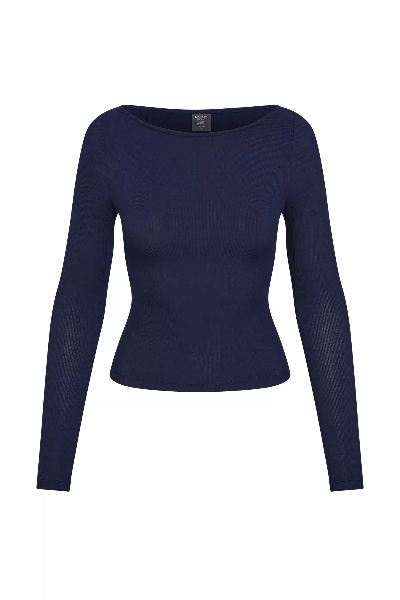 Paddington Long Sleeve - Midnight Lightweight Rib