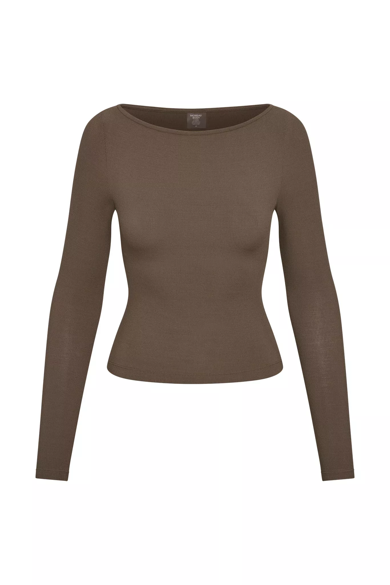 Paddington Long Sleeve - Stone Lightweight Rib