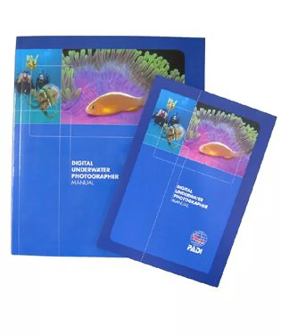 PADI Specialty Digitial Underwater Photographer Package Book