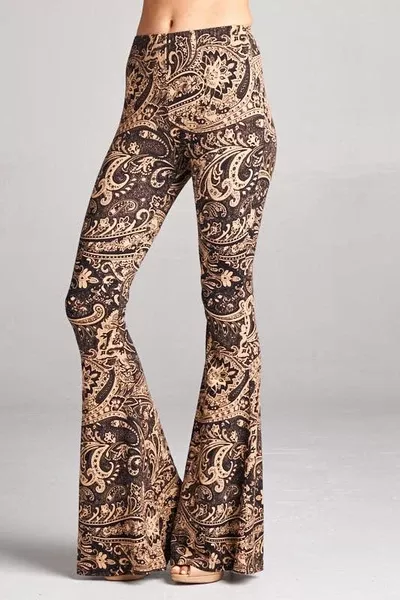 Paisley Print Hippie Pants