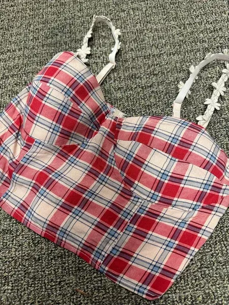 Plaid Crop Top