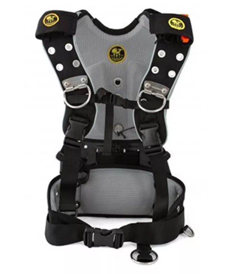 Poseidon One Harness for Single Tank Wing One Design Black