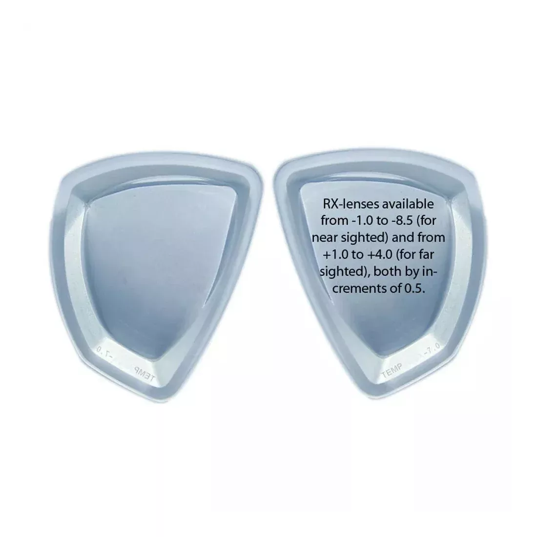 ProMate Prescription RX Lenses for Fish Eyes Mask