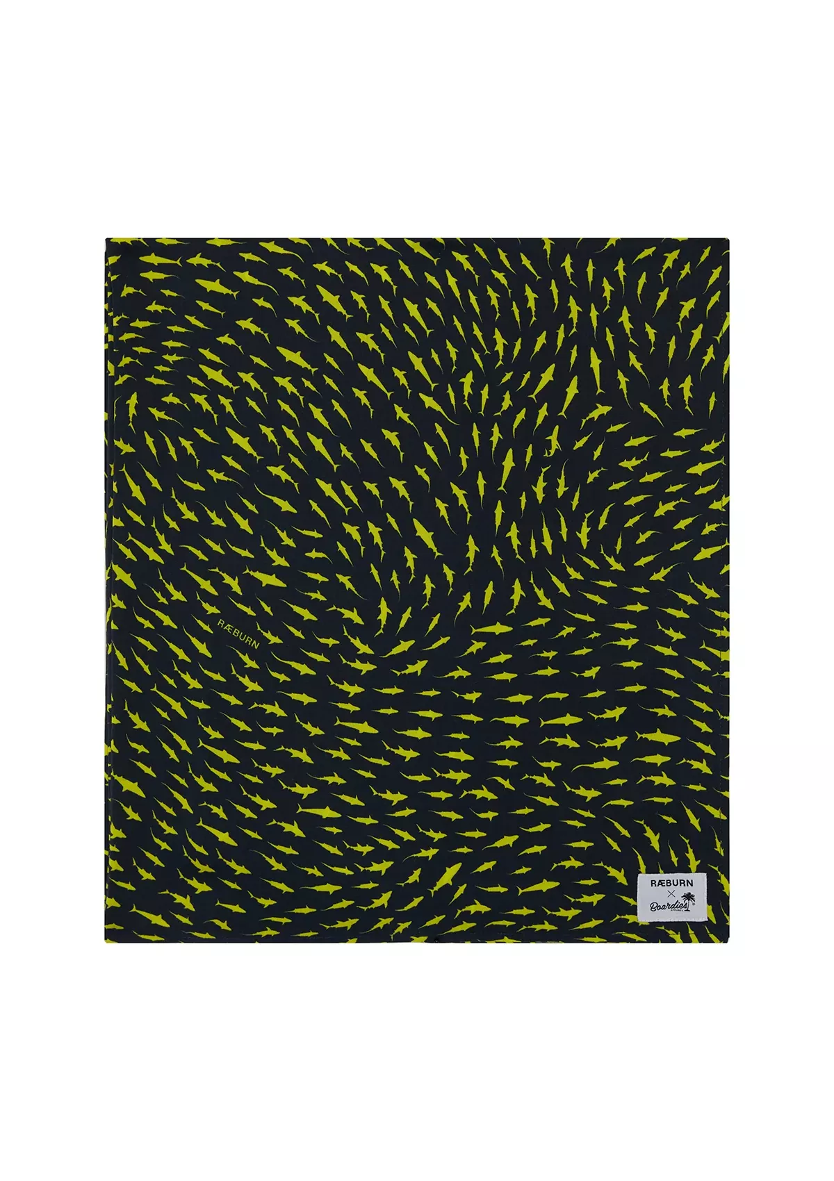 RÆBURN Sharks Yellow Hammam Towel