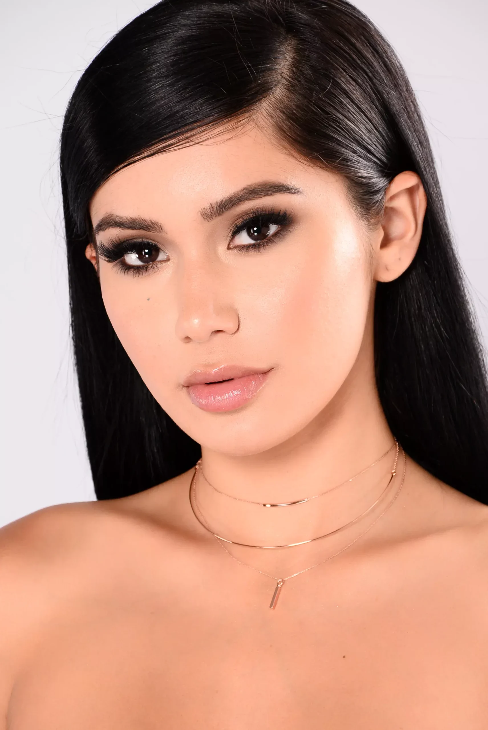 Reach The Bar Necklace - Rose Gold