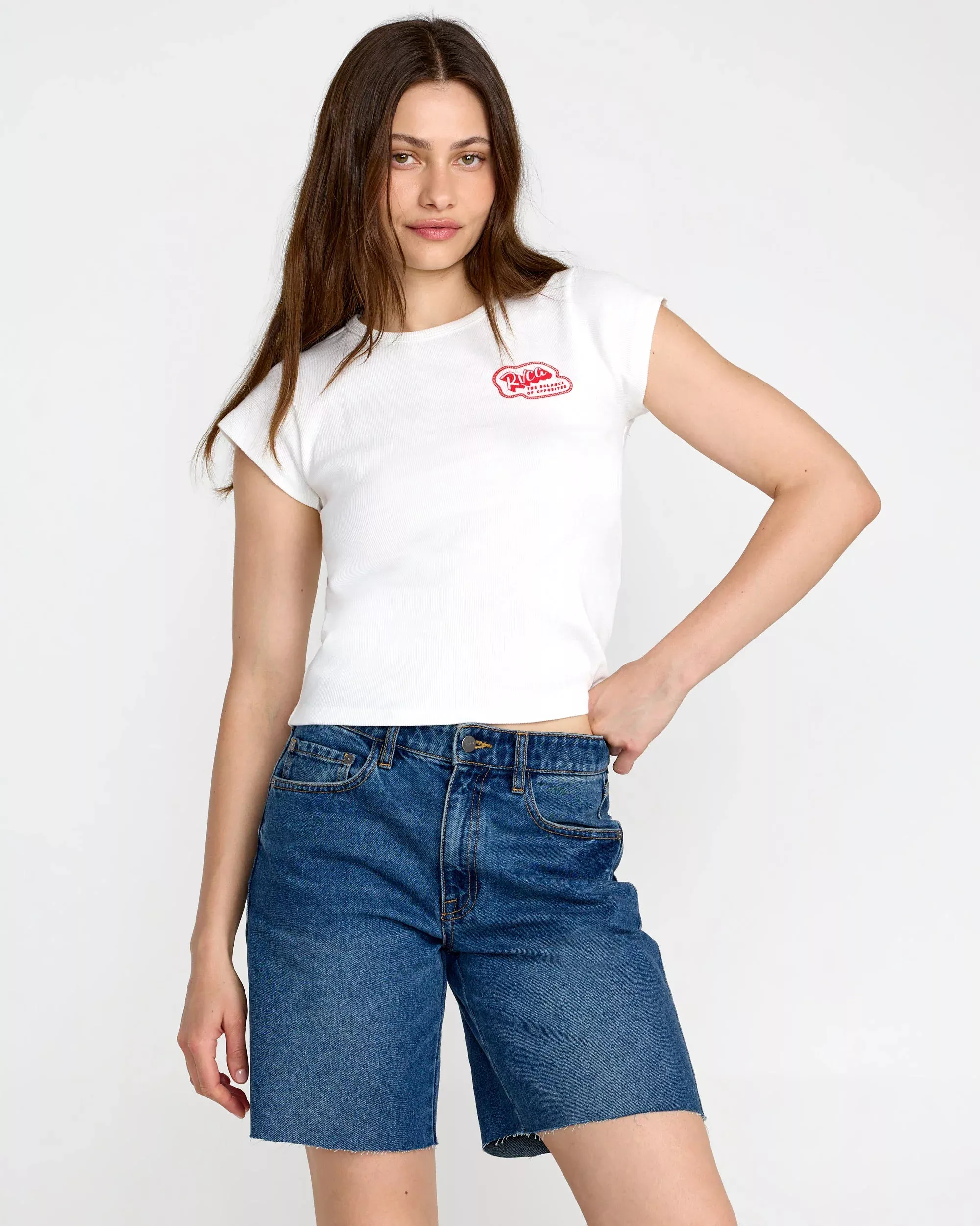 Ribbed Slim Tee