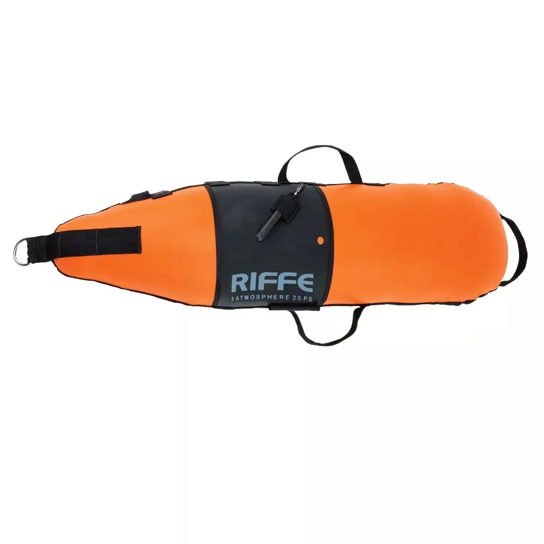 Riffe 3 Atmosphere Torpedo Float plus Air Gauge & Adapter