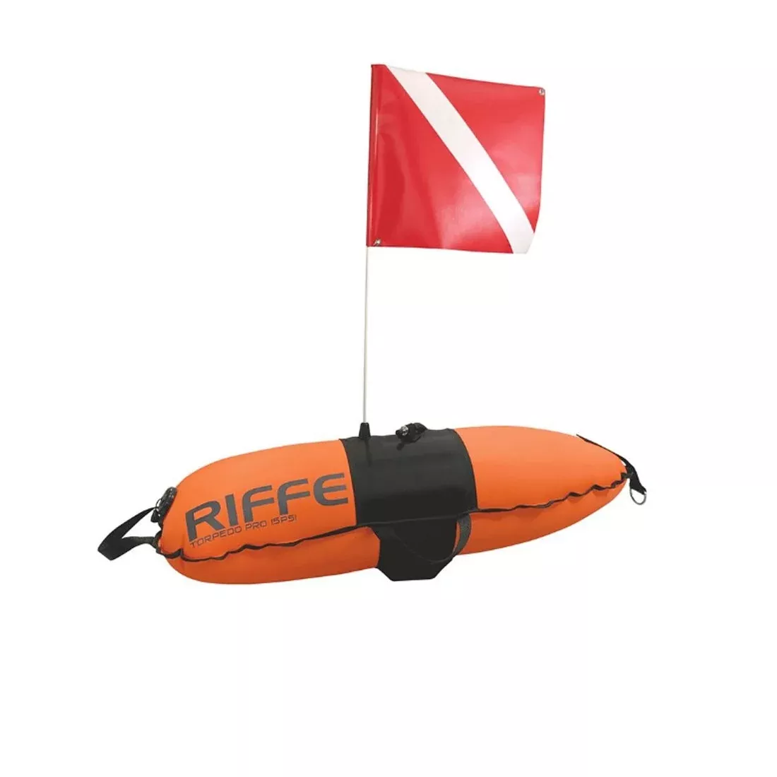 Riffe Torpedo Pro Spearfishing Dive Dive Signal Marker Buoy SMB Float w/ Flag