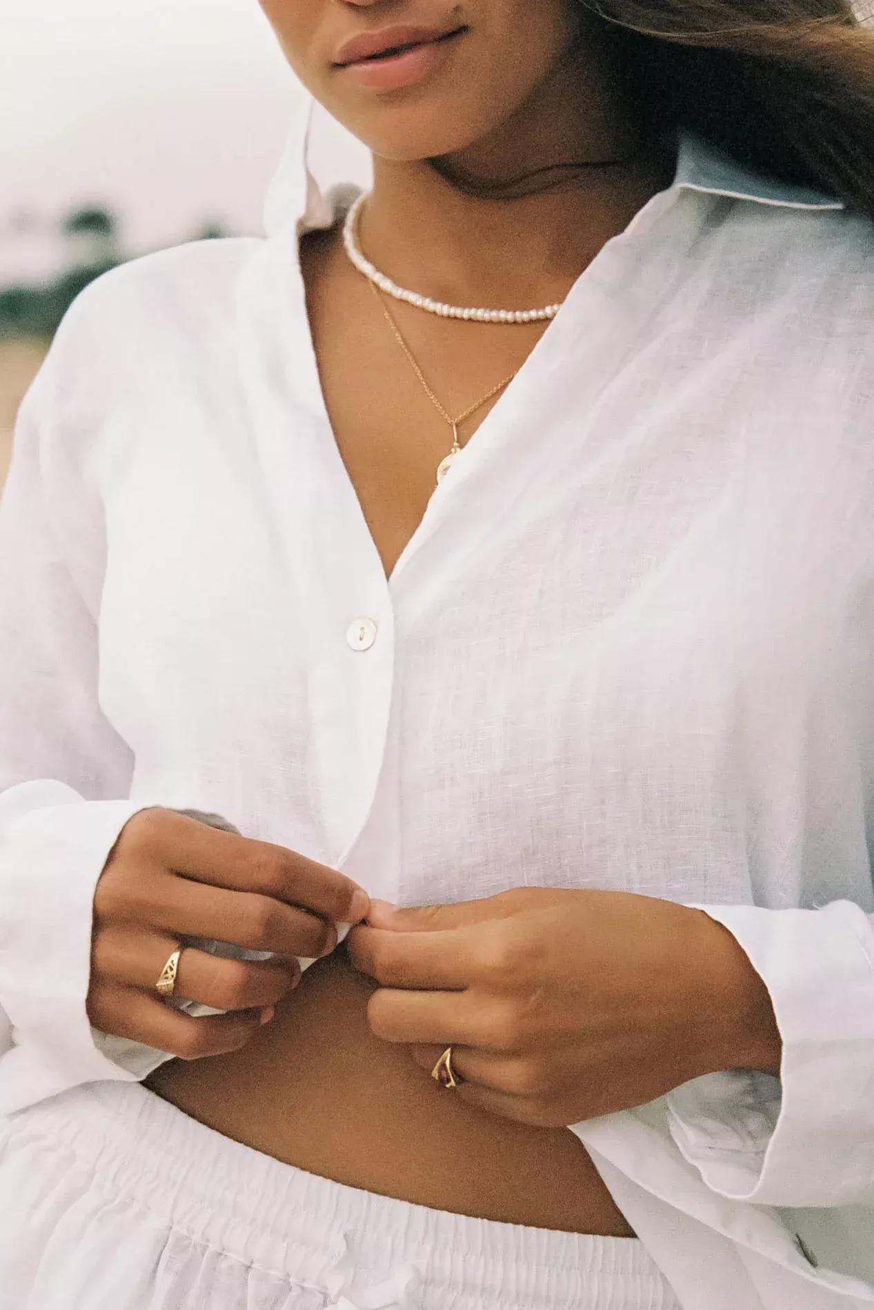Rio Tunic in White
